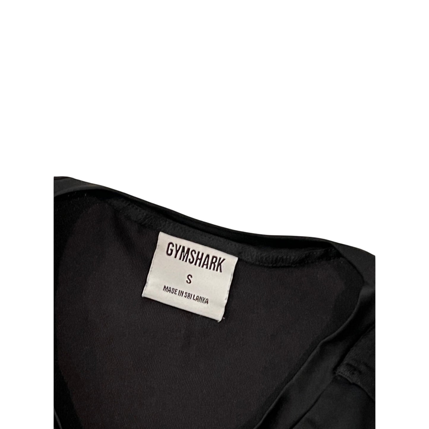 Gymshark Black Gray Sweat Wicking T-Shirt Mens S