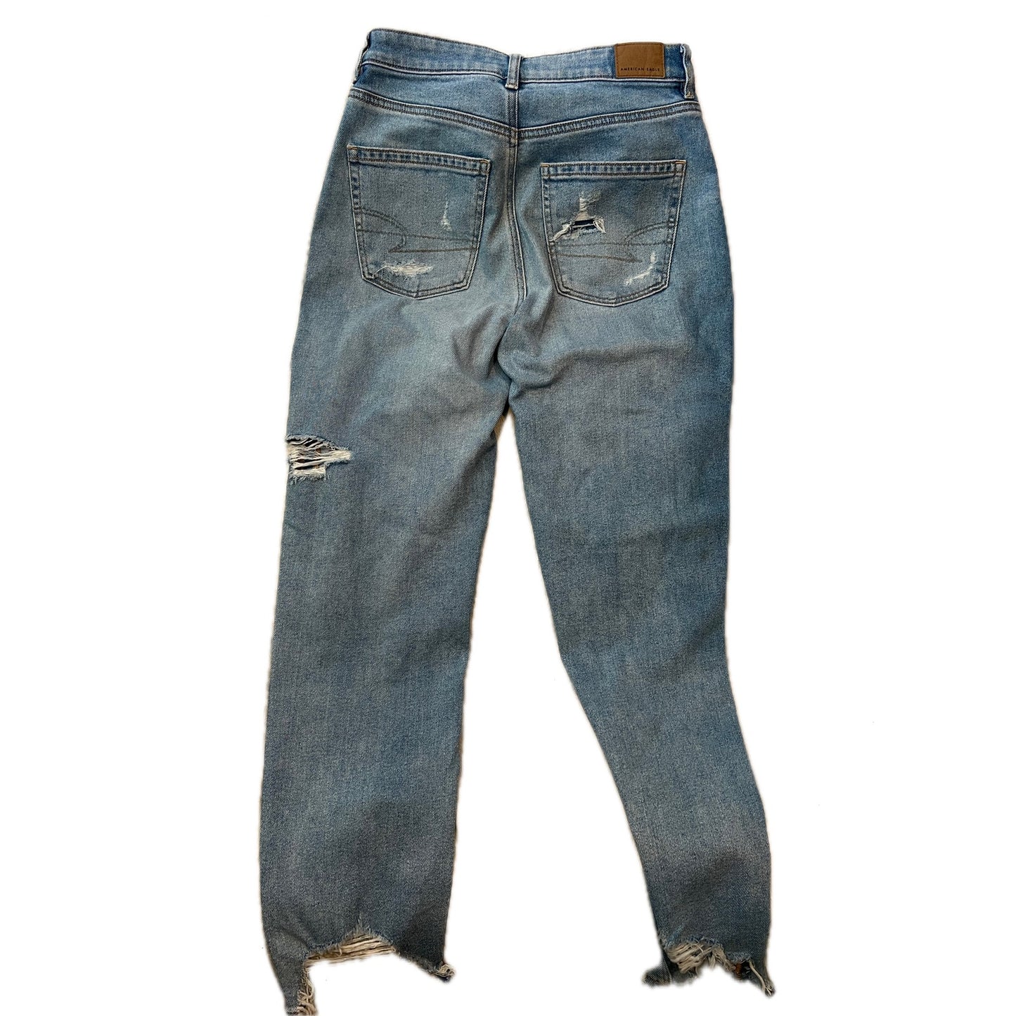 Jean Mom Usé Femme American Eagle Taille 6 (28x25)