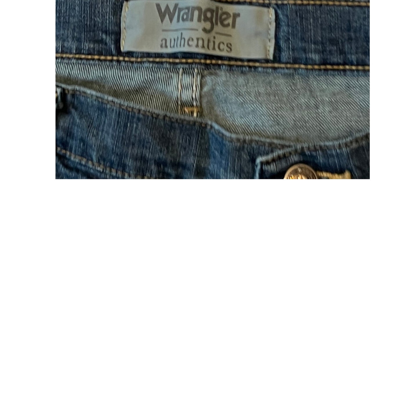 Wrangler Classic Straight Blue Jeans Mens 40x36