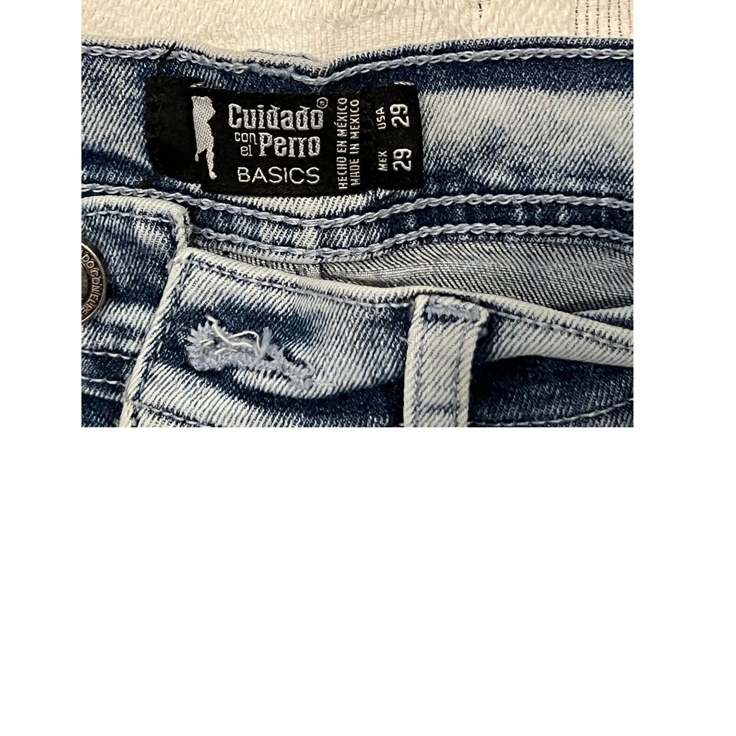 Cuidado con el Perro Blue Jeans Slim Fit Mens 29x27