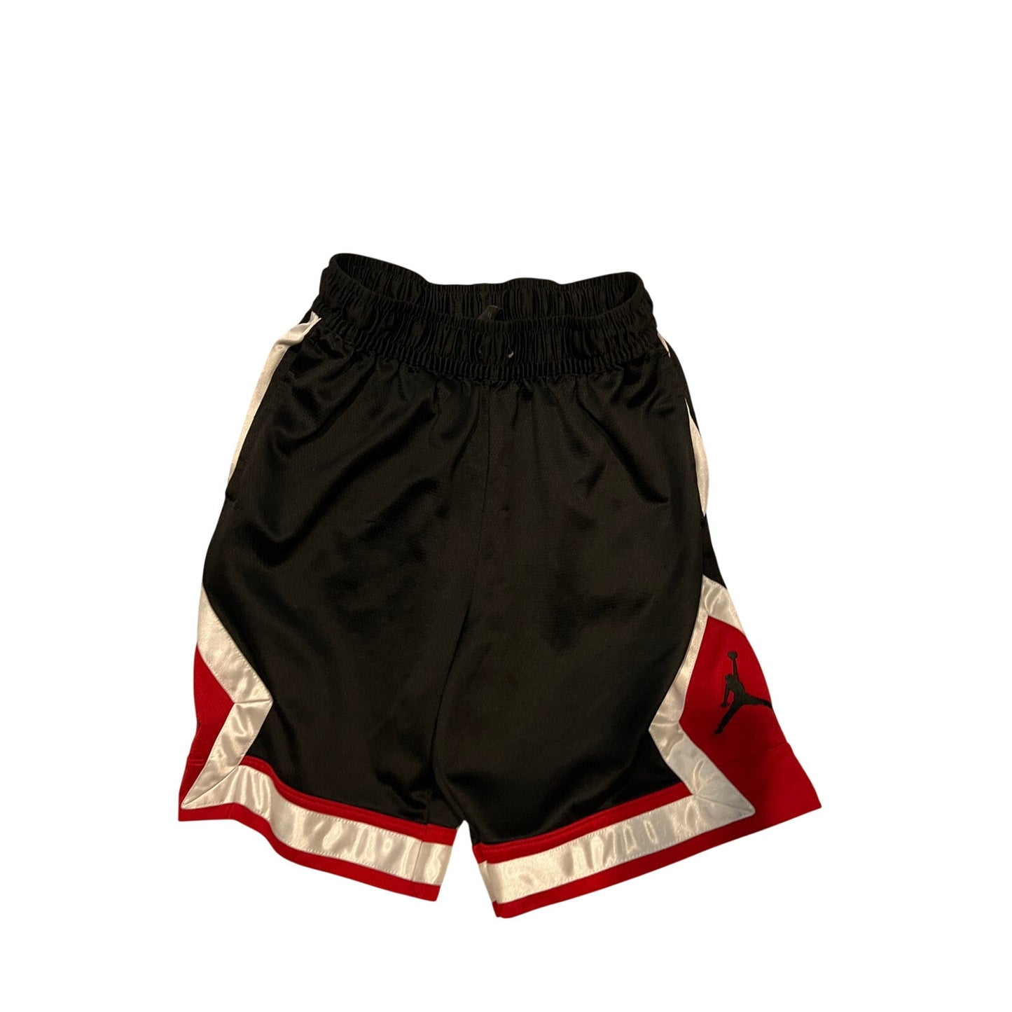 Nike Air Jordan Black Red Basketball Shorts Mens Small