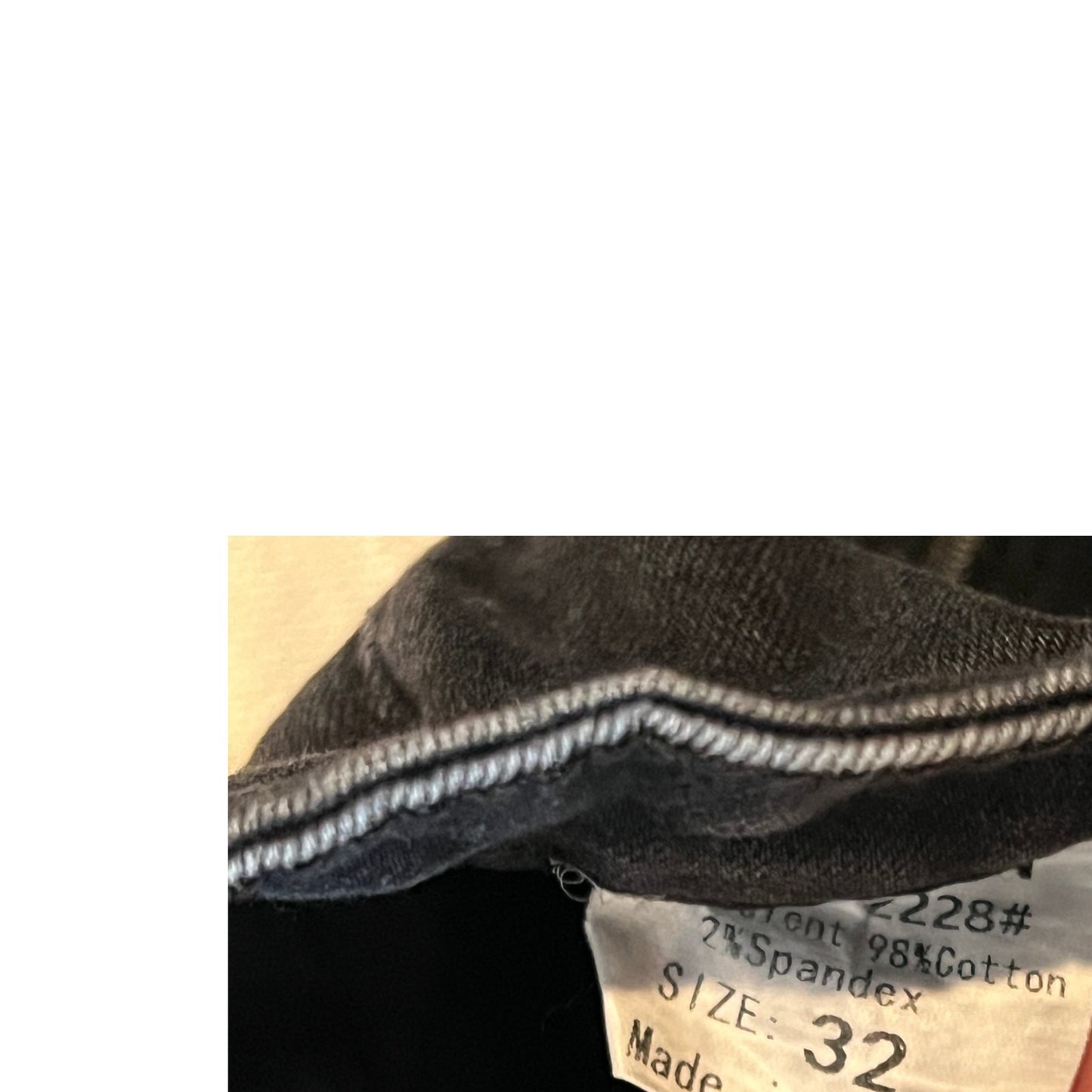 Jean slim cargo noir Hungson Homme 32x28
