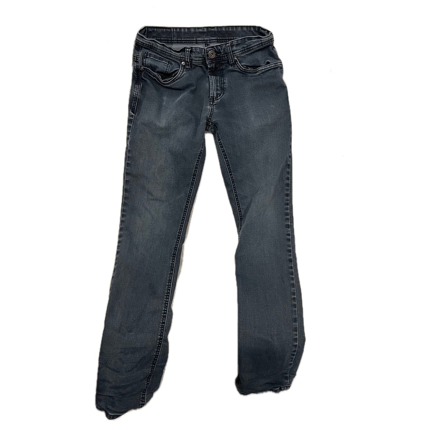 Buffalo David Bitton Jean noir coupe droite ajustée Homme 26x30