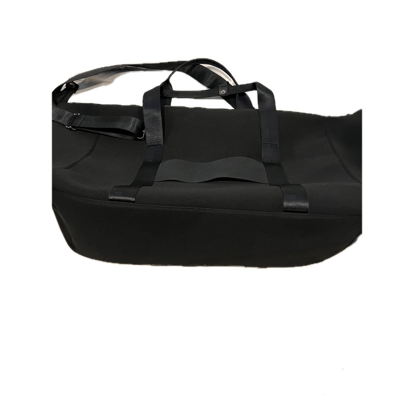 Von Dutch Soft Shell Black Duffel Bag 24"x12"x10"