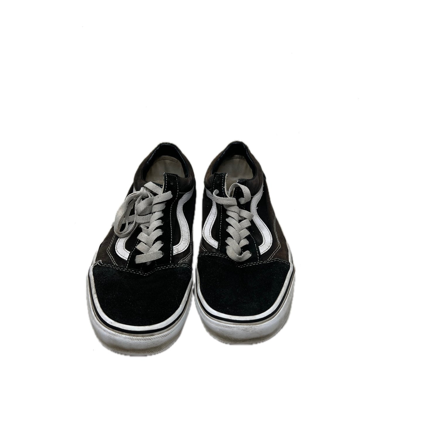 Vans Old Skool Black Suede w Leather Stripe Mens 9.5