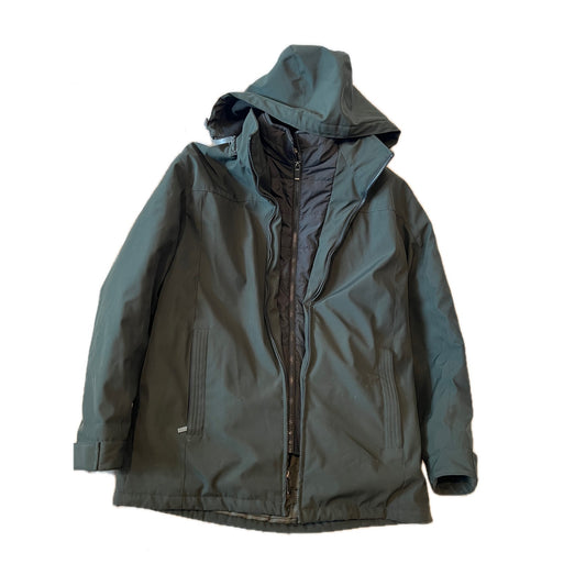 Weatherproof Cotton Nylon Parka Mens S