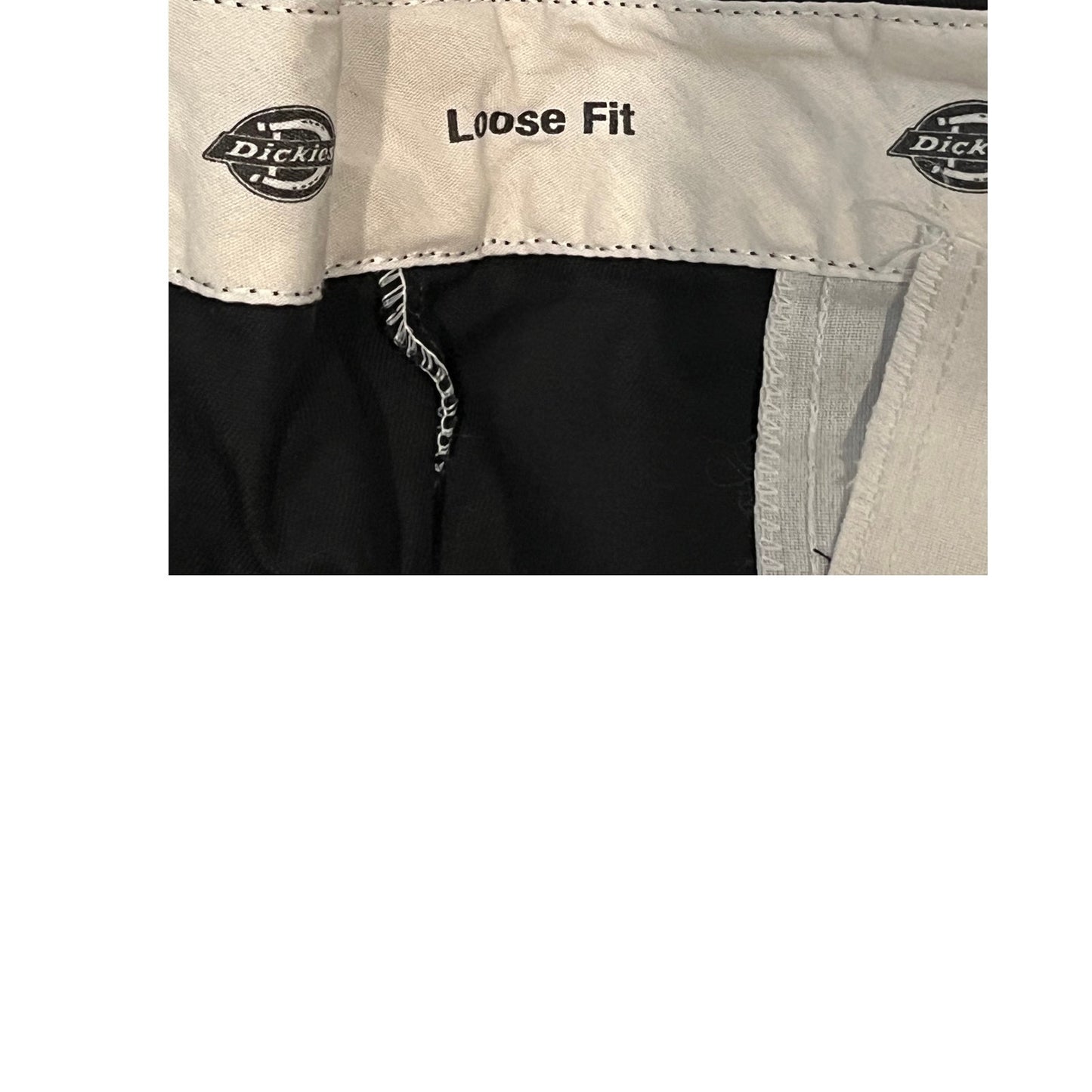 Dickies Loose Black Chino Shorts Mens Waist 36 Inseam 12