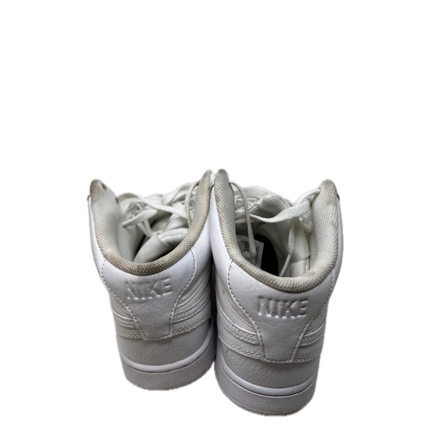 Nike Court Vision Mid Triple White Talla 8.5 para mujer