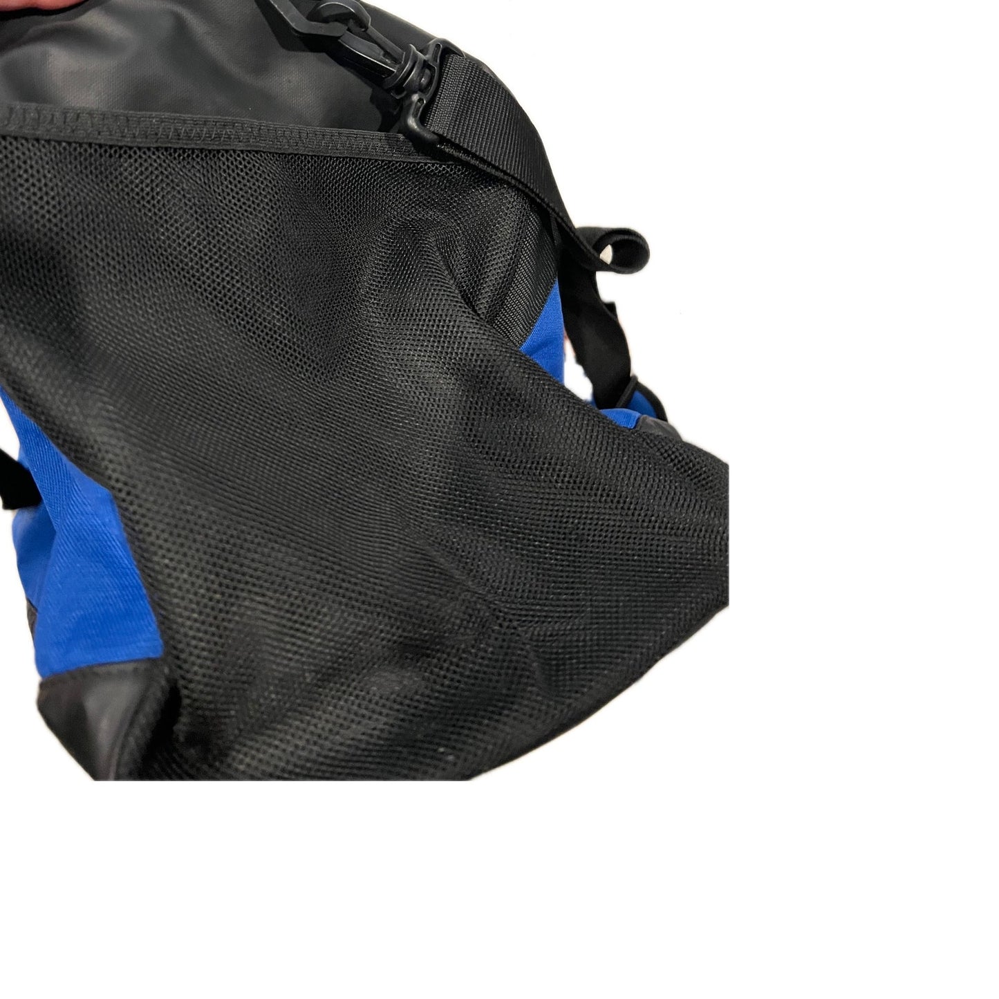Nike Brasilia Blue Black 9.5 Medium 60L Duffel Gym Bag