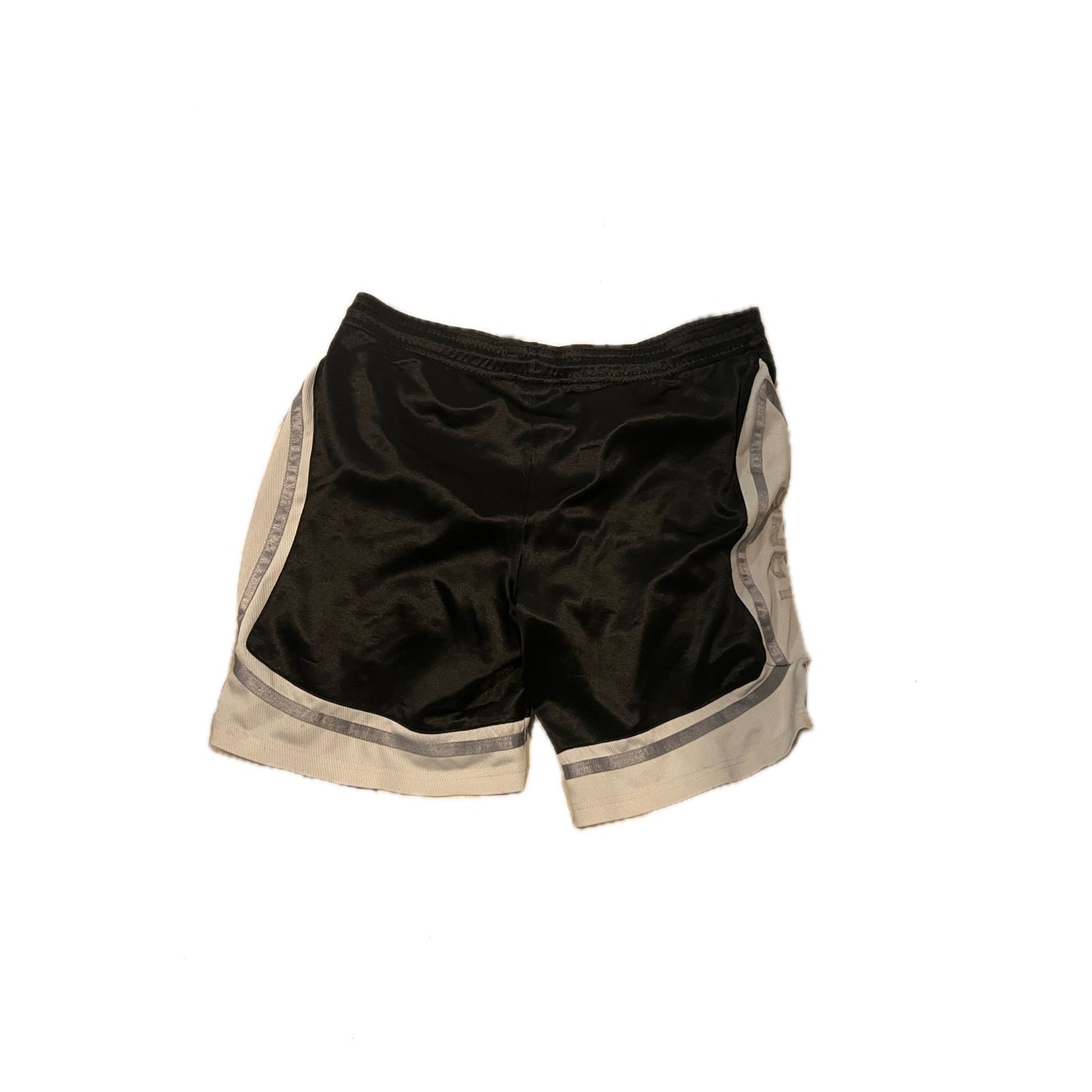 AND1 Black White Basketball Shorts Mens Large