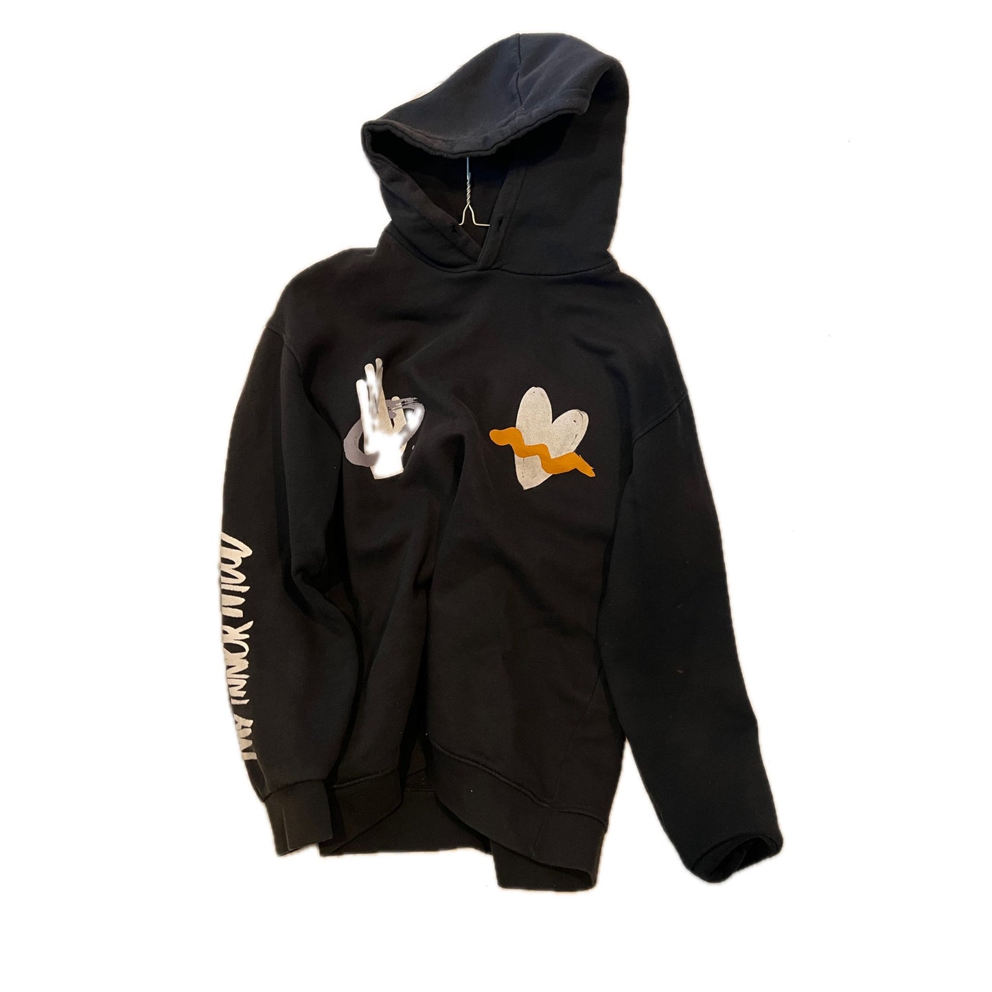 Zara We Used To Be Free Hoodie Noir Homme Taille M