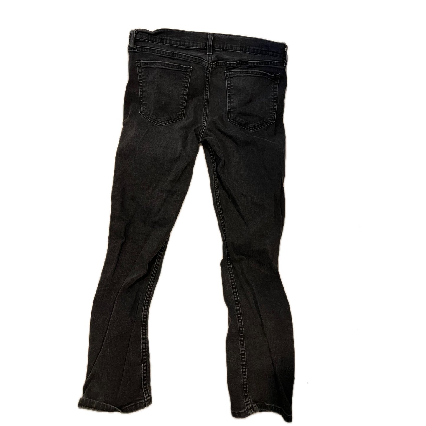 George Slim Jeans Negros para Hombre Talla 34x30