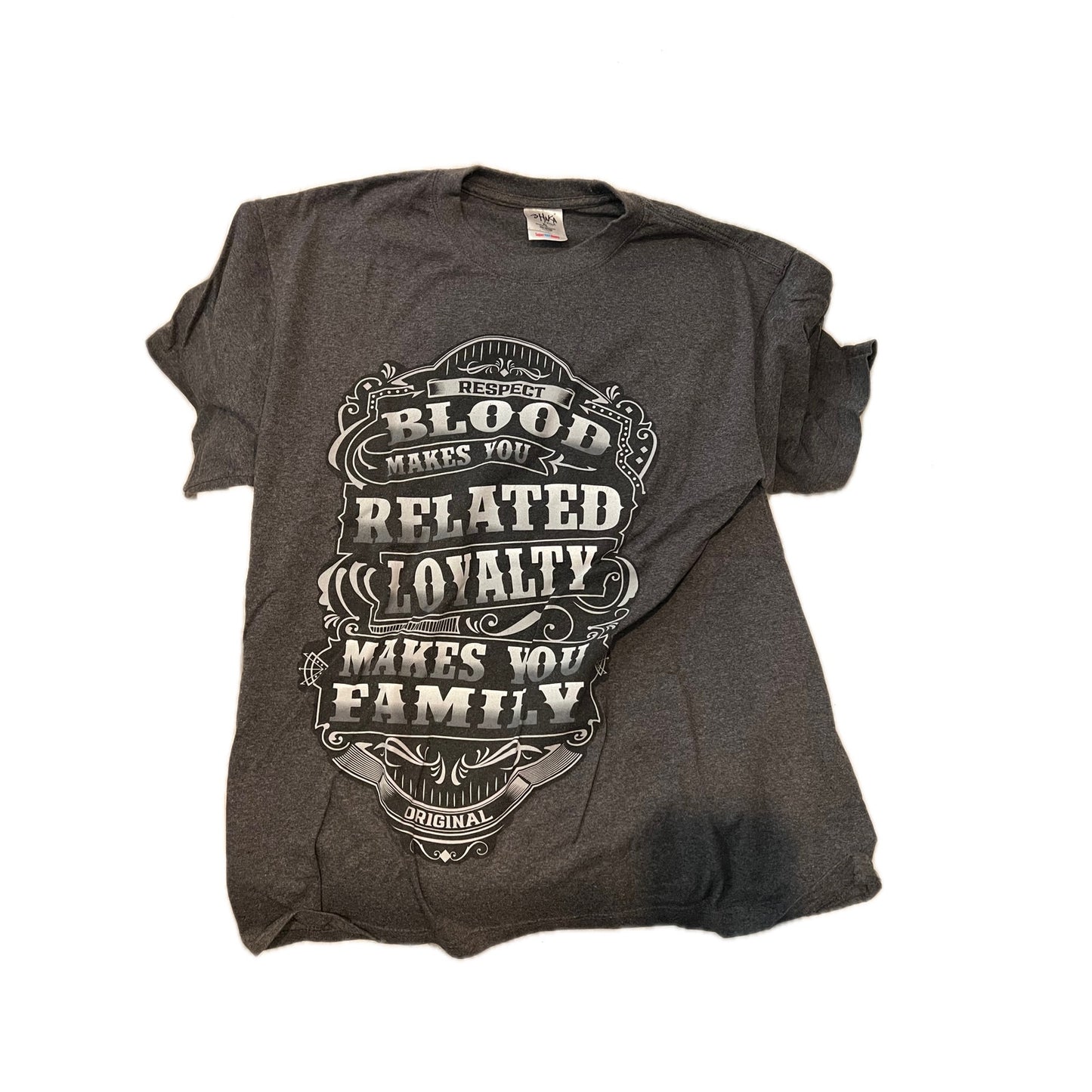 Blood Makes U Related Loyalty Makes U Family Shaka Tee XL