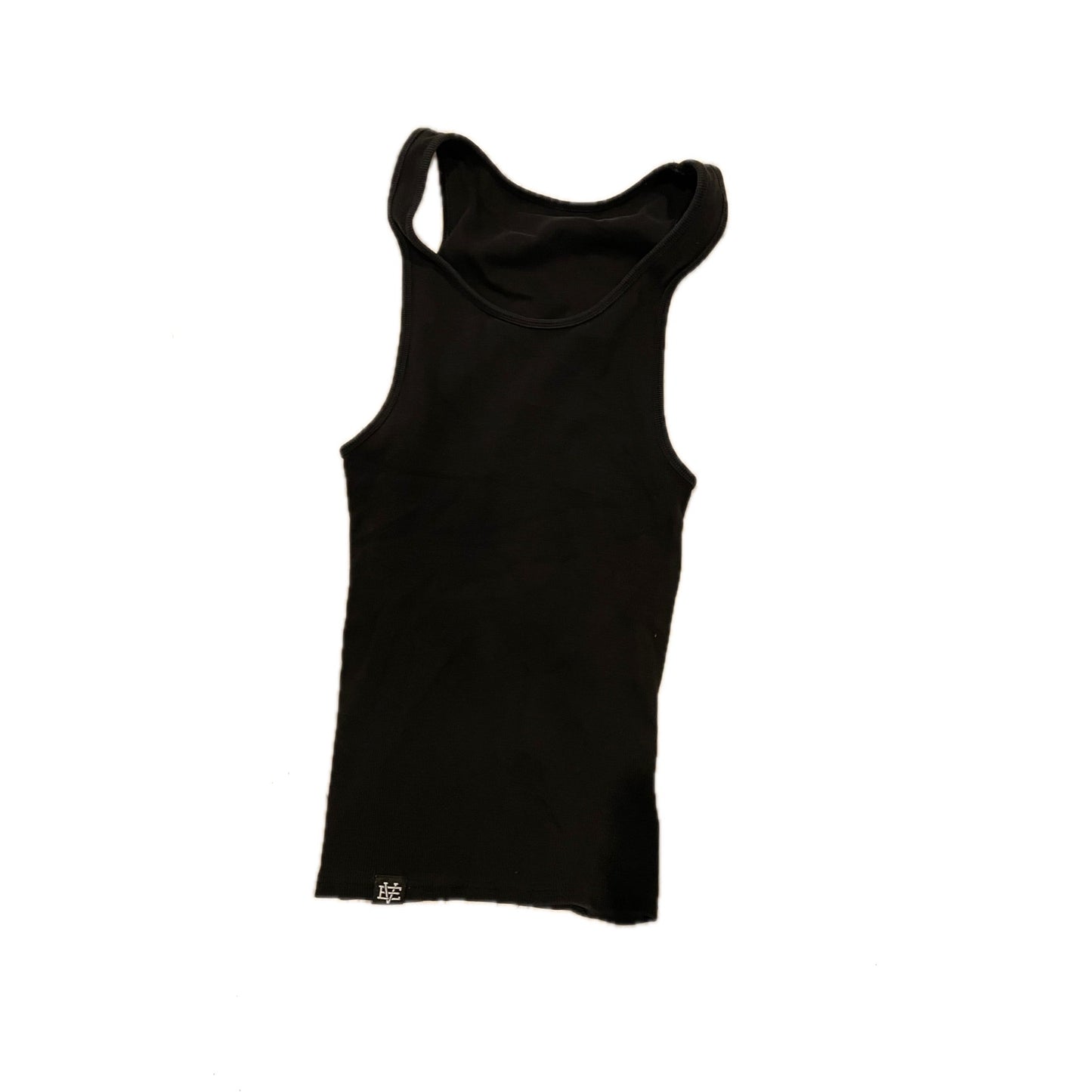 Anitya Fantôme Cotton RIbbed Black Tank Top Mens XL