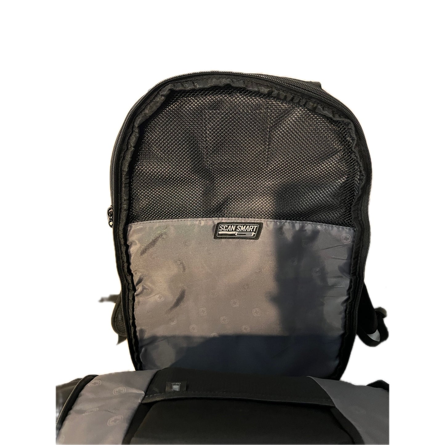 Mochila Swiss Gear 3760 para laptop, negra y roja