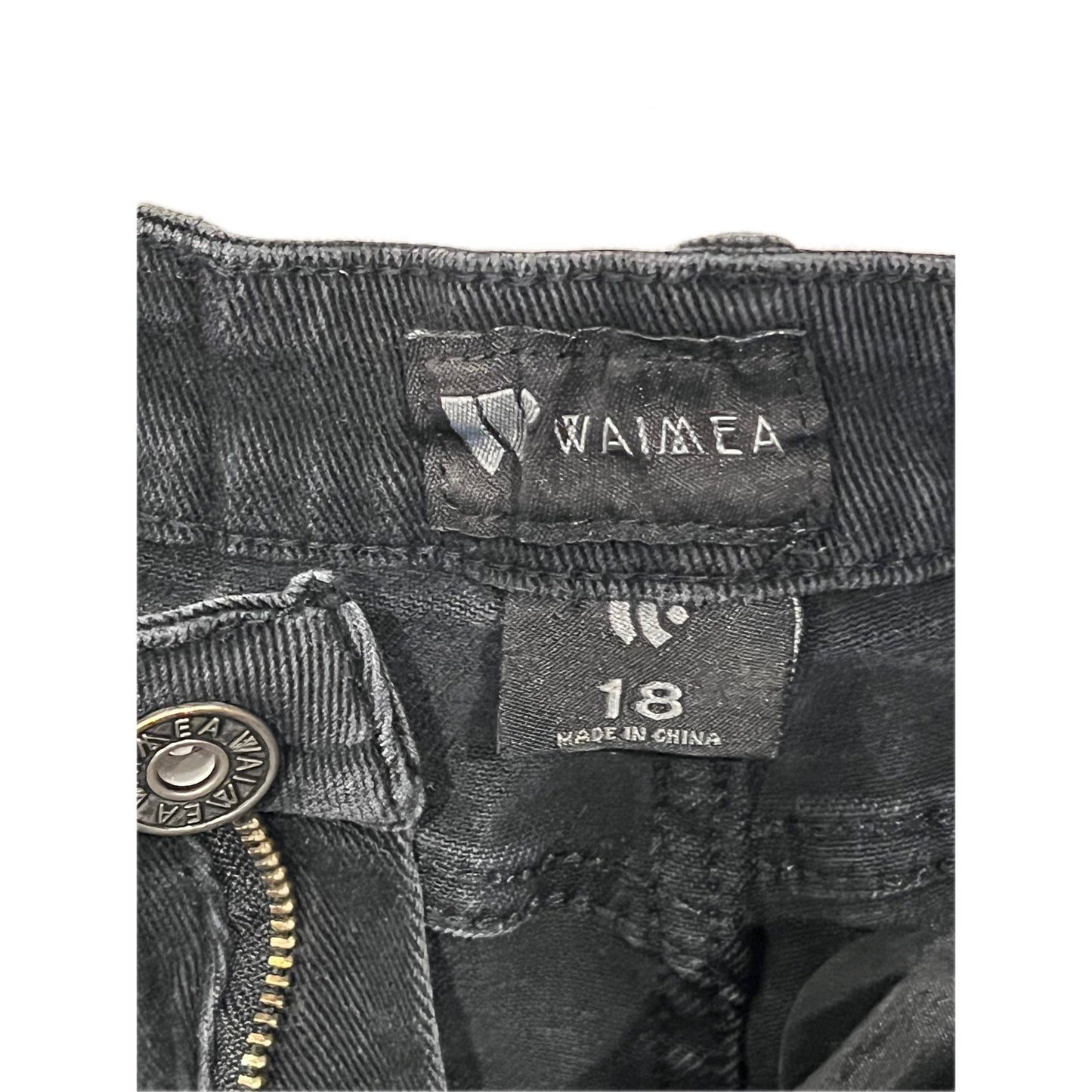 Waimea Black Skinny Jeans Mujer Talla 18 Regular