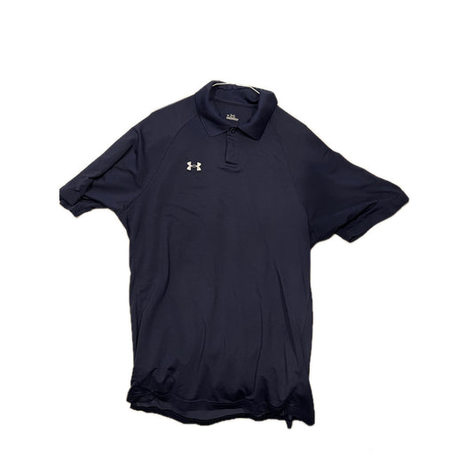 Under Armour Loose Golf Shirt Gray Mens Med