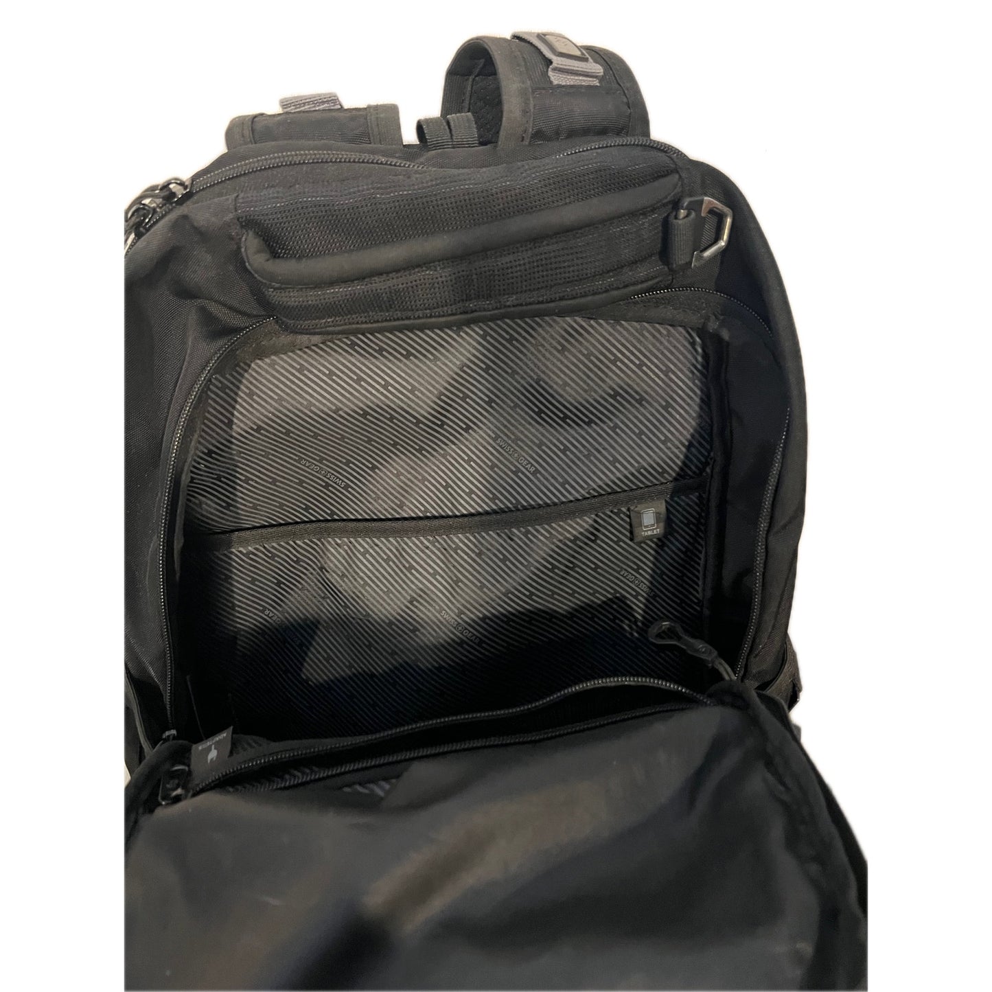 Sac à dos Swiss Gear 1900 Airflow pour ordinateur portable, rouge et noir