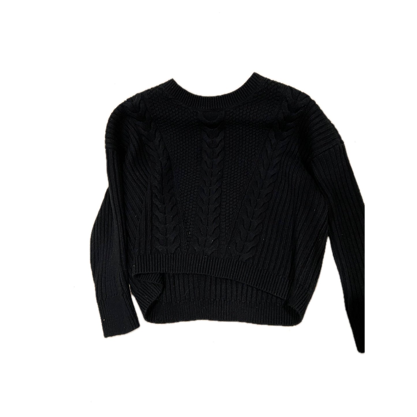 Tommy Hilfiger Crew Neck Black Knit Sweater Mens M