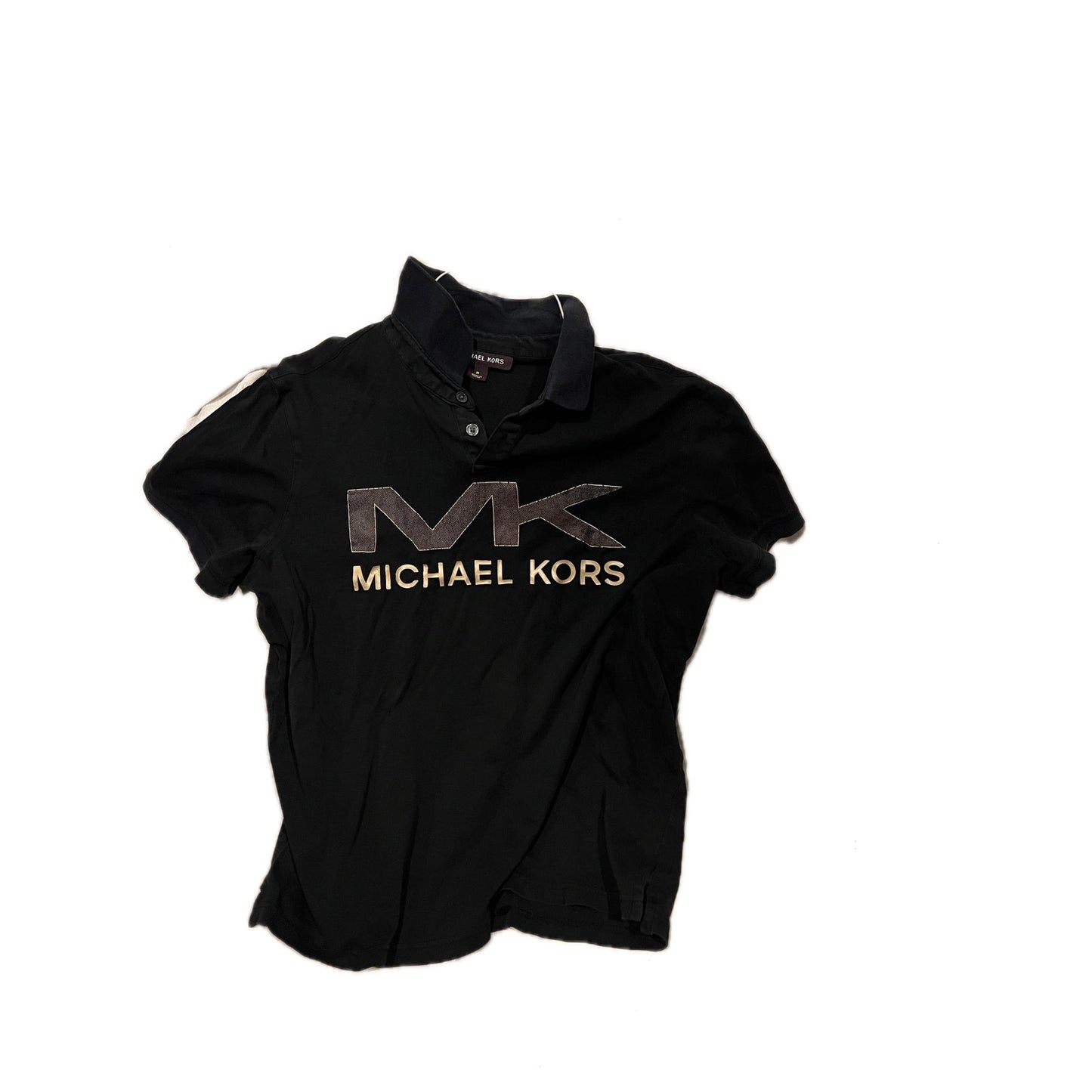Michael Kors Black Polo Golf Shirt Mens Medium