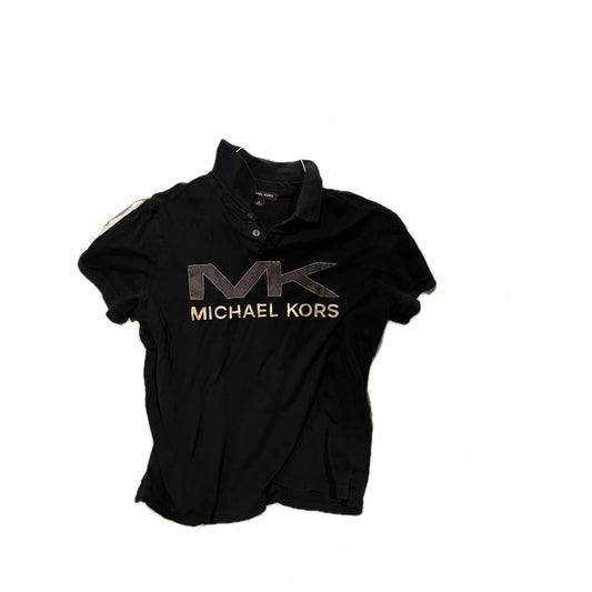Michael Kors Black Polo Golf Shirt Mens Medium