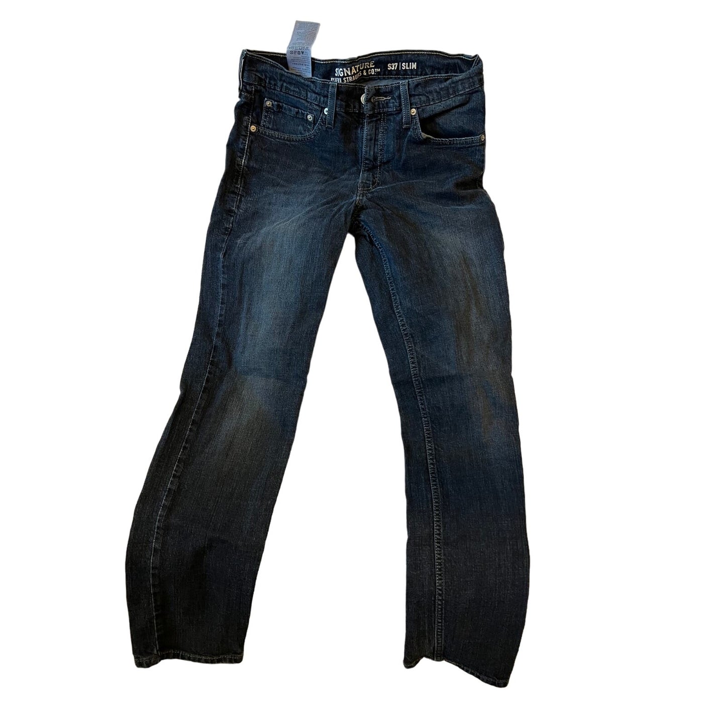 Signature by Levi's S37 Slim Blue Jeans Mens 32x32