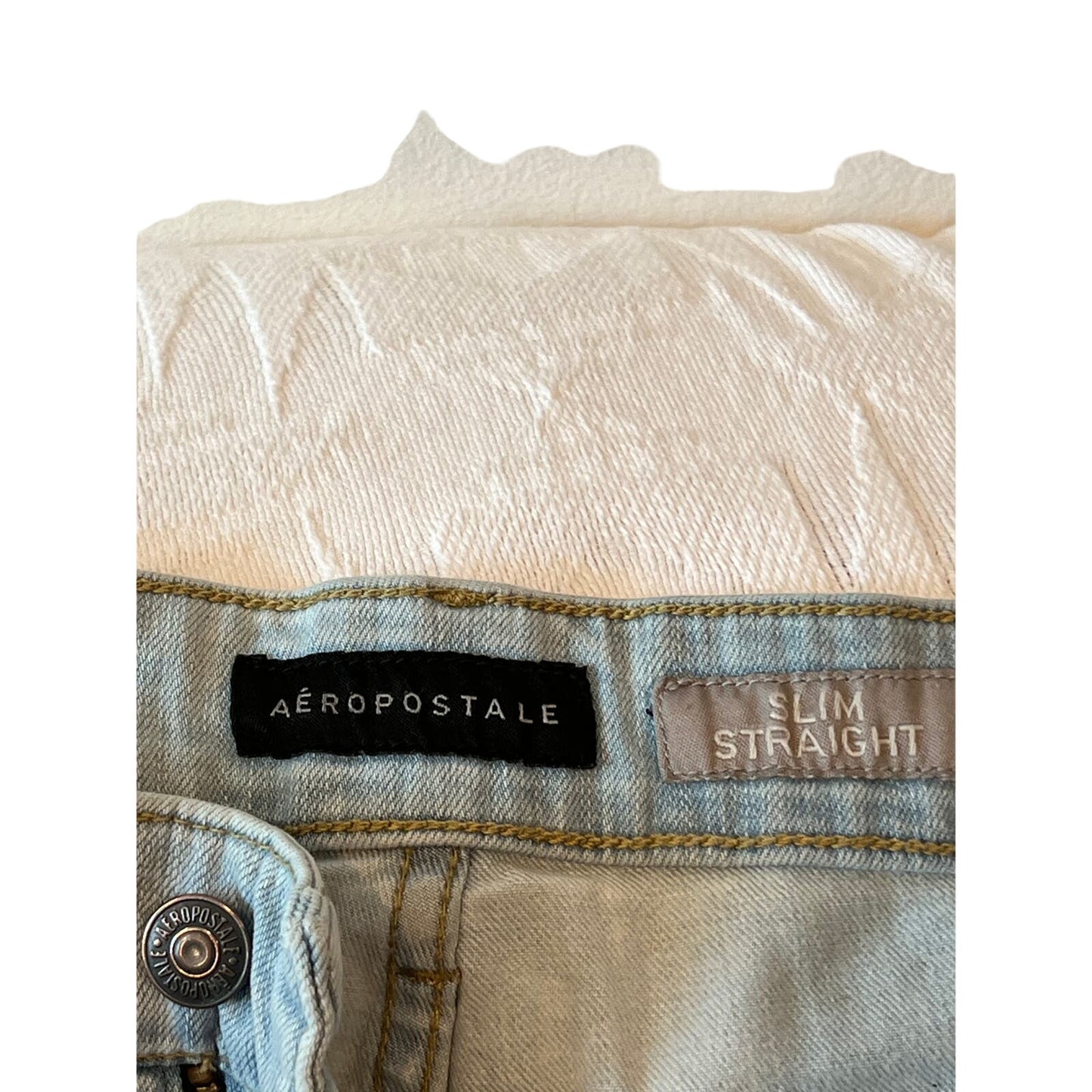 Aeropostale Slim Straight Blue Jeans Mens 32x30