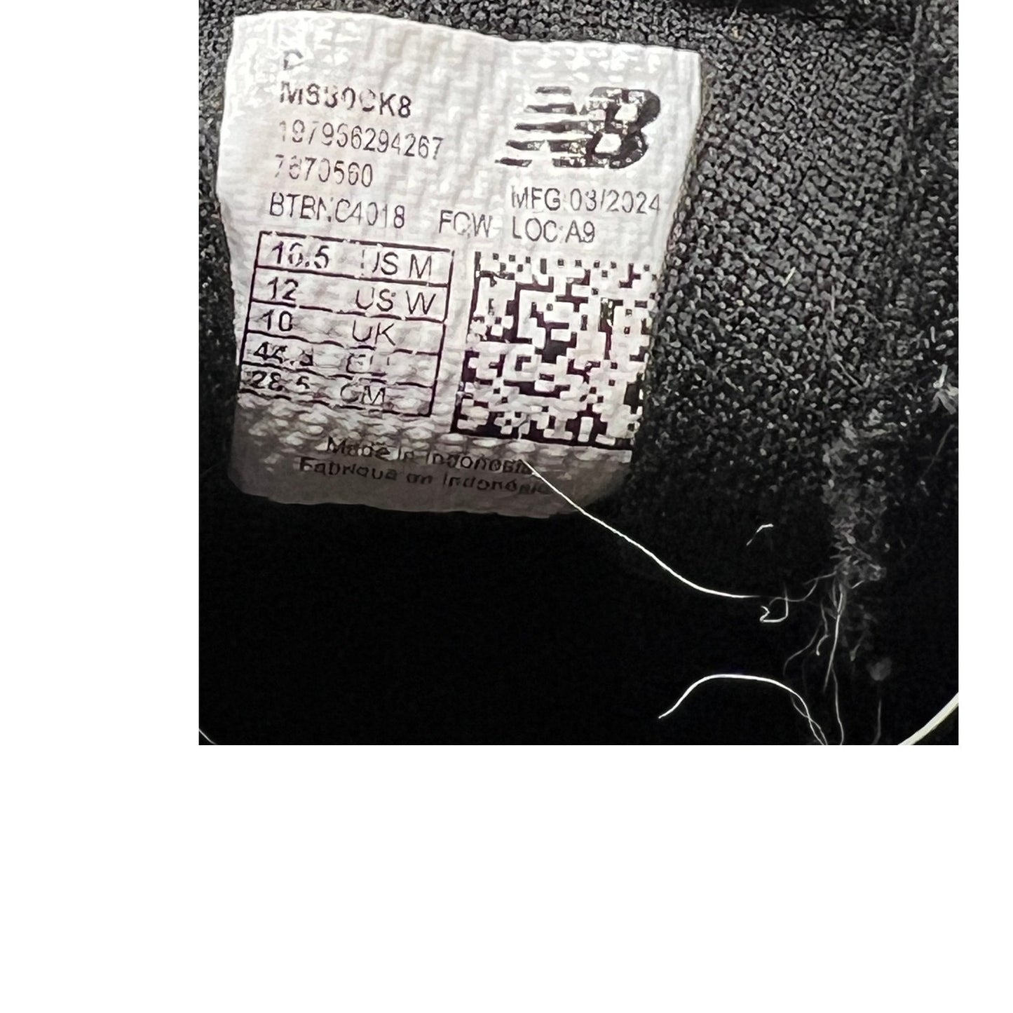 New Balance Fresh Foam 680v8 2E Wide 'Black' Mens 10.5