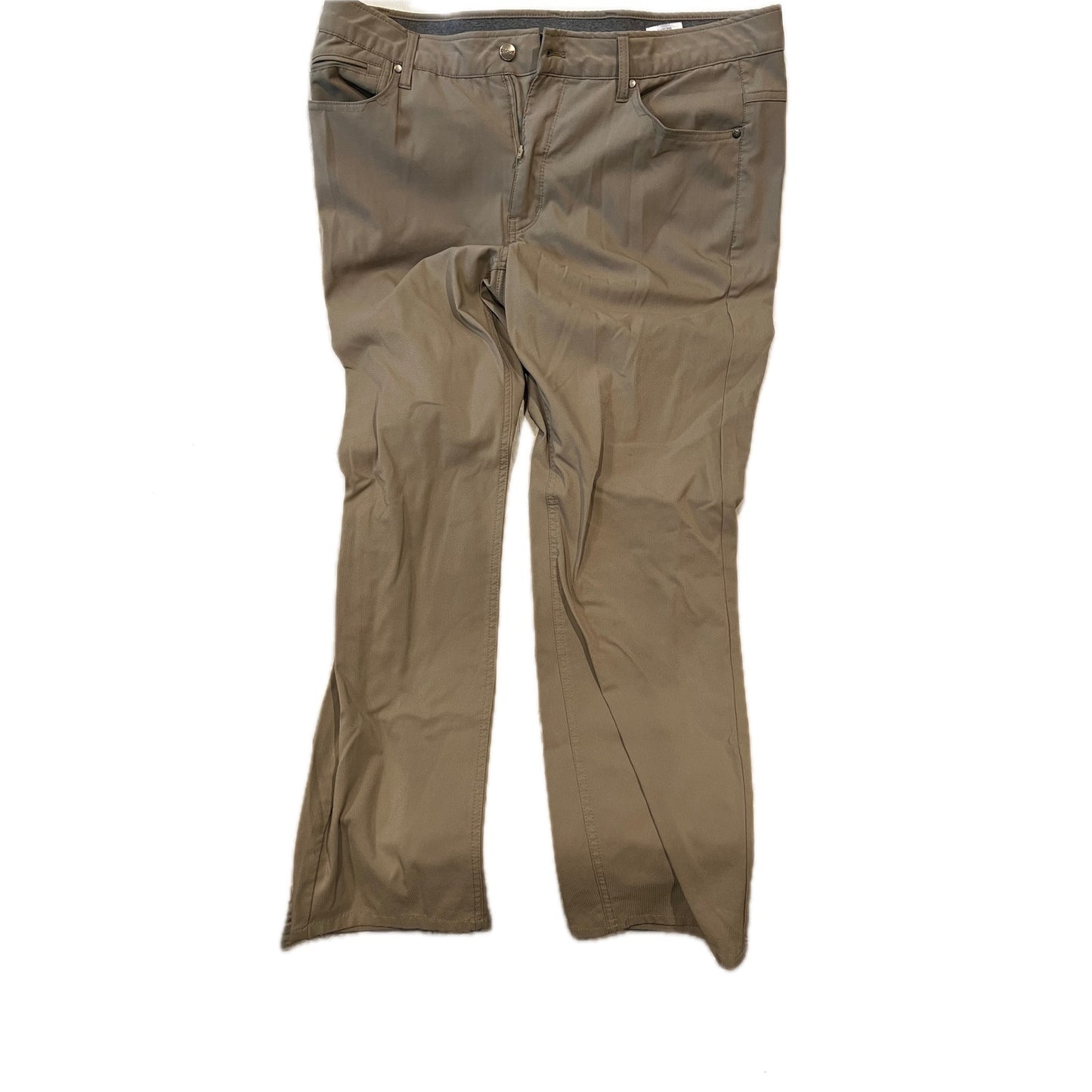 DKNY Poly Elastane Beige Dress Pants Mens 38x30