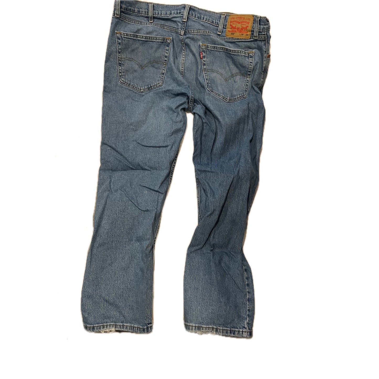 Levi's 505 Regular Straight Leg Jeans para hombre 38x30