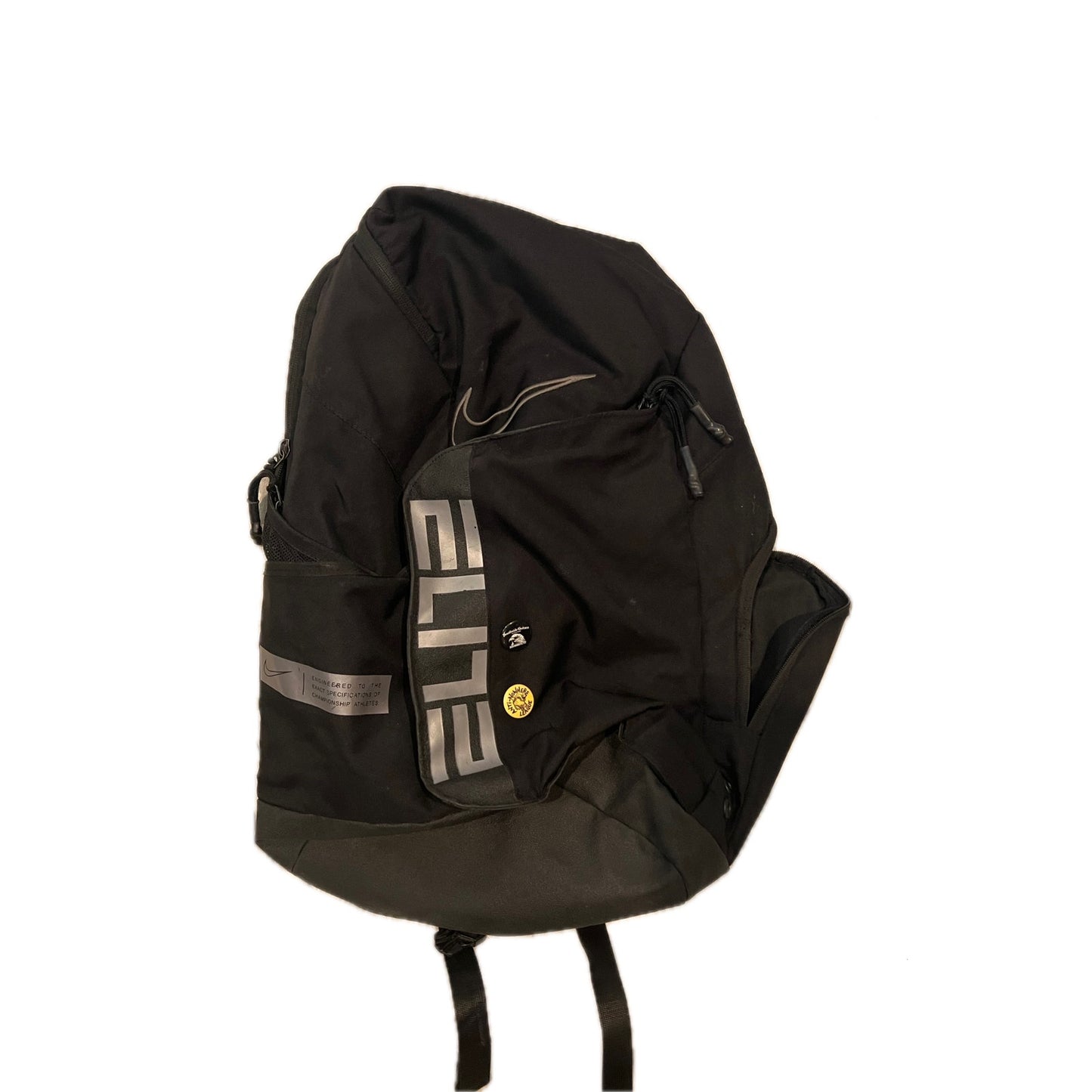 Nike Elite Pro Hoops Basketball Backpack Bag Black Gray