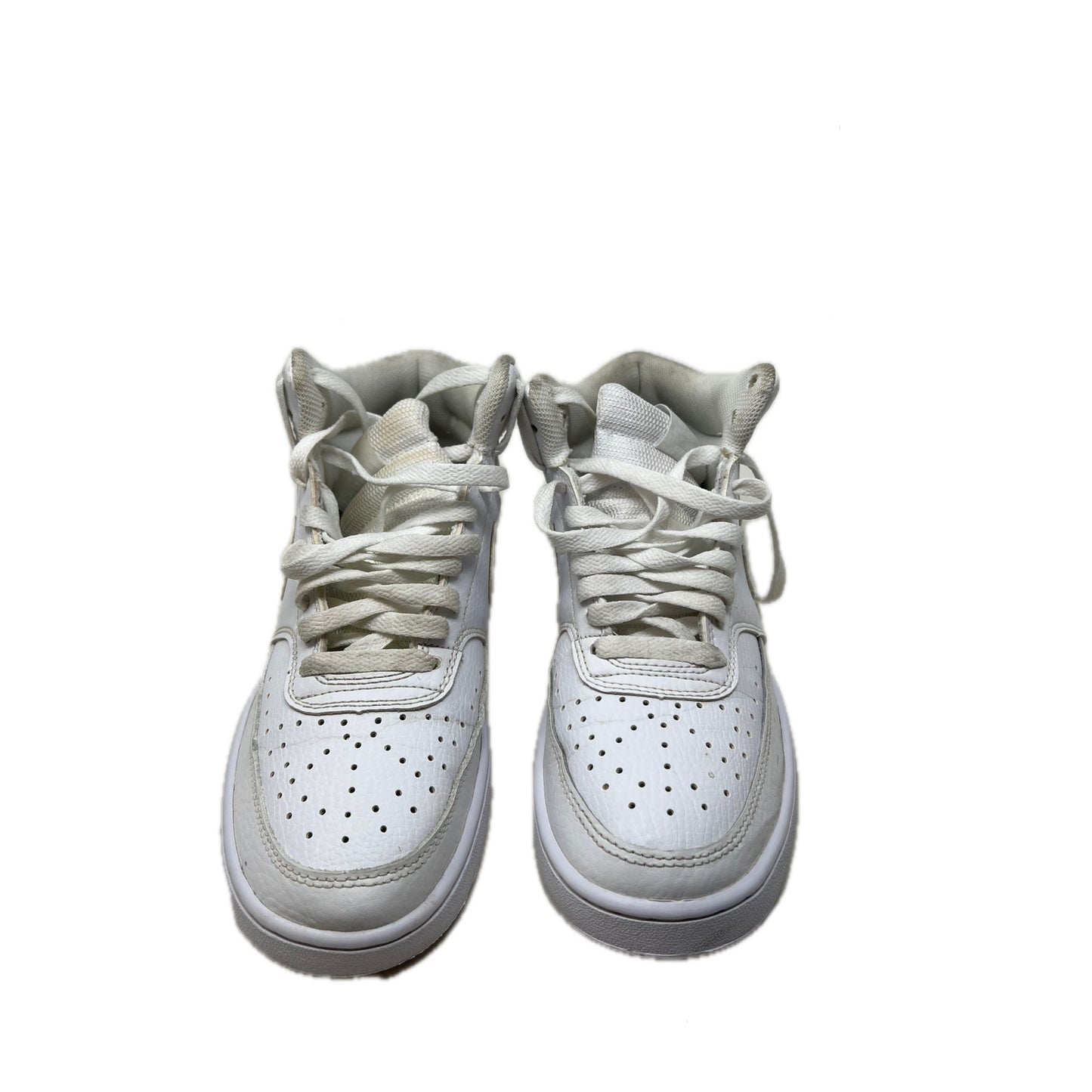 Nike Court Vision Mid Triple White Talla 8.5 para mujer