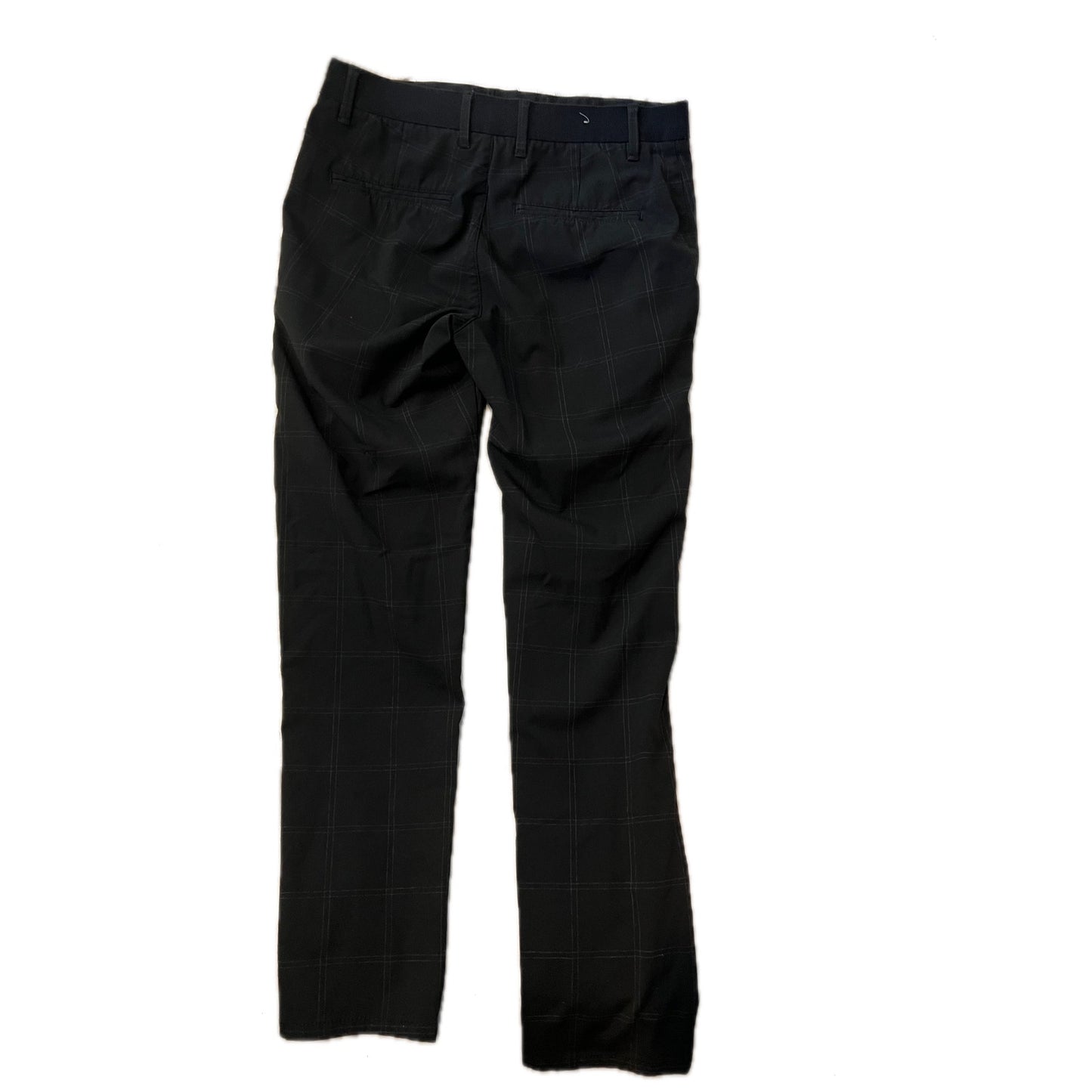 Pantalon décontracté Zaraa à motif noir unisexe, petite taille 28x26