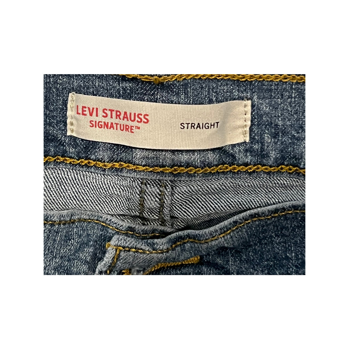 Levi's Signature Straight Fit Jeans Mens 40x32