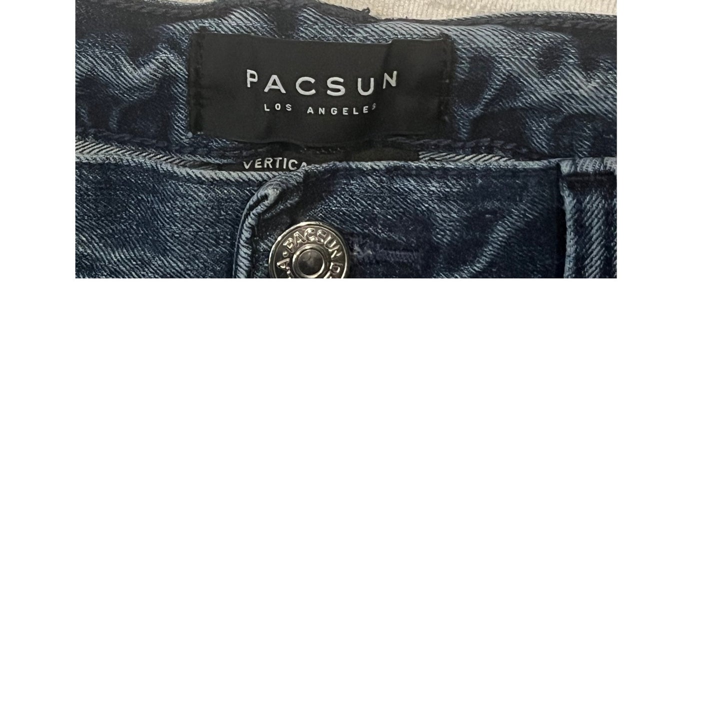PacSun Stacked Skinny Distessed Jeans Mens 33x34