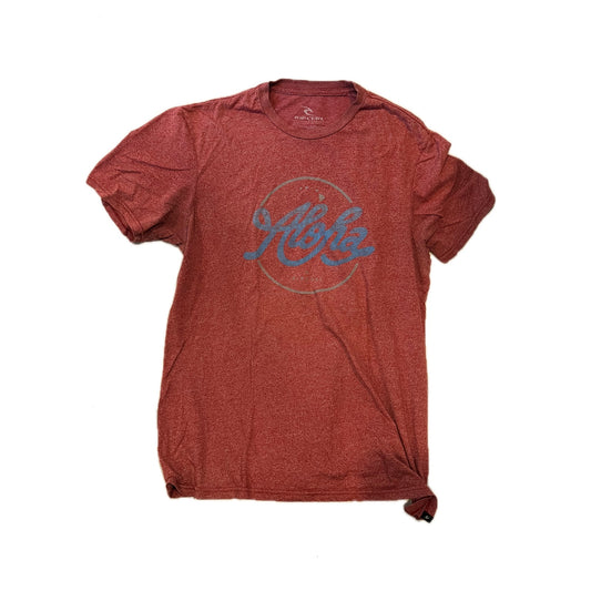 Rip Curl Aloha Red T-Shirt Mens L