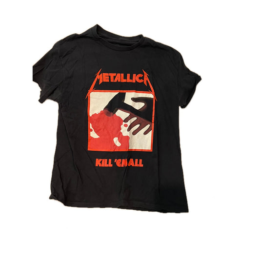 Metallica Kill 'Em All Black Concert T-Shirt Mens L