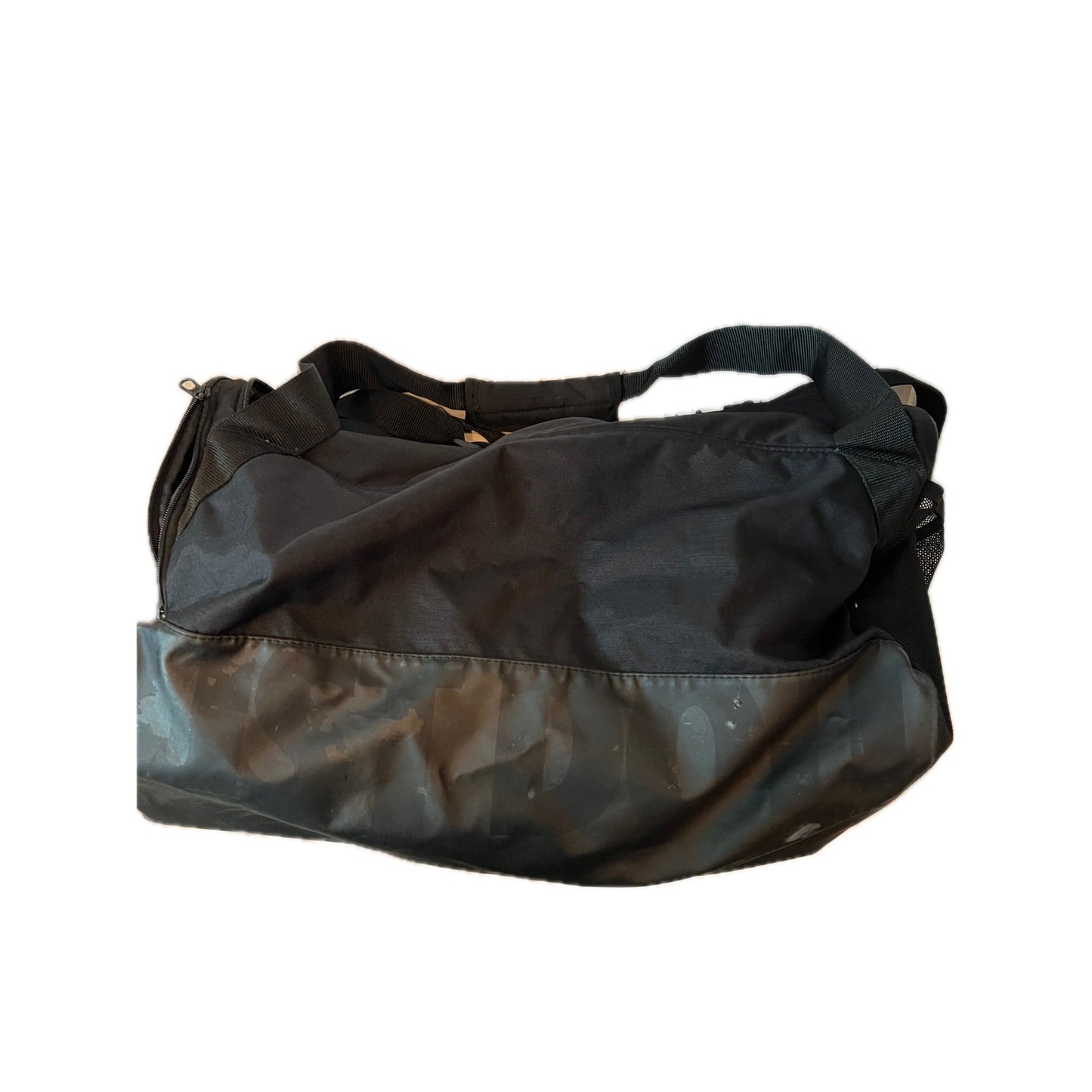 Nike Black Duffel Gym Bag 18"x12"x10" Zipped