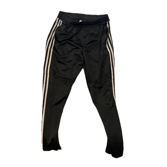 Adidas Three Stripe Black Trackpants Mens M
