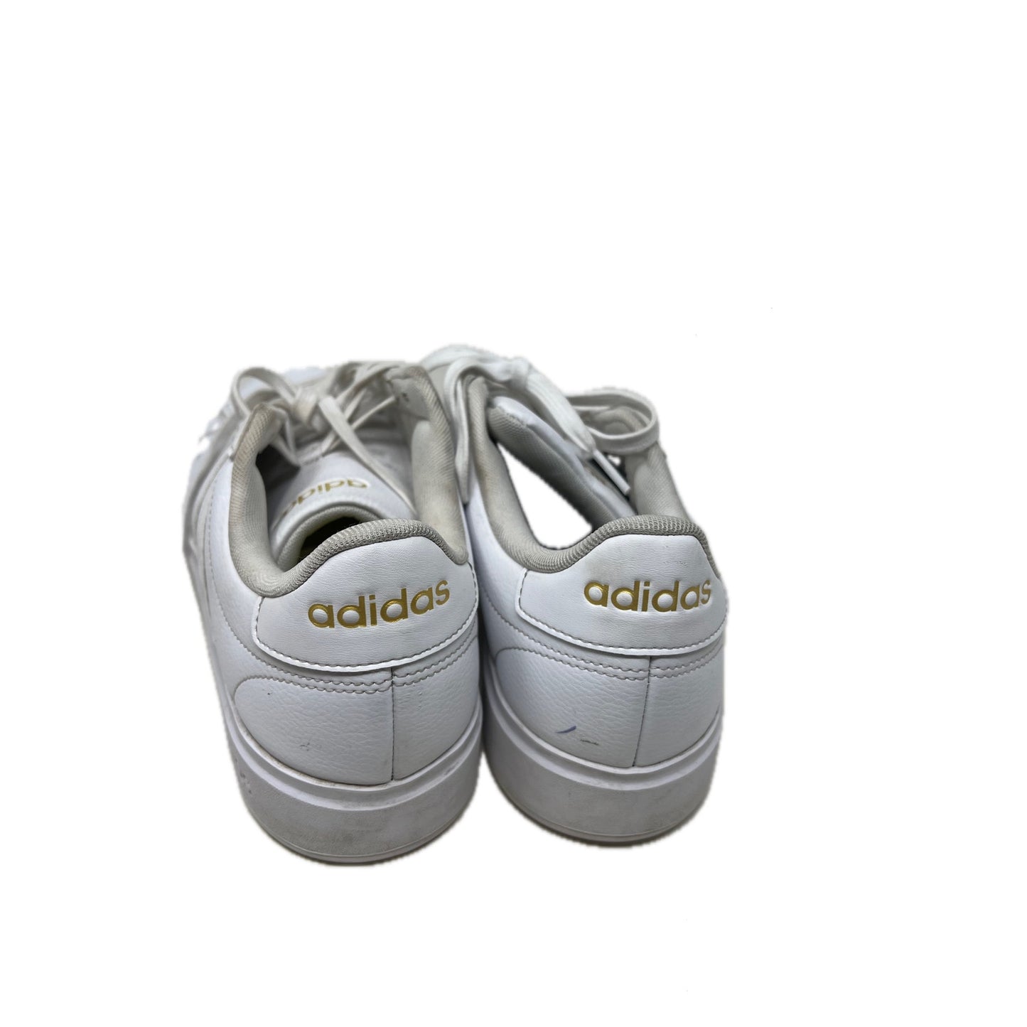 adidas Grand Court 2.0 Cloud White Gold Metallic Womens 11