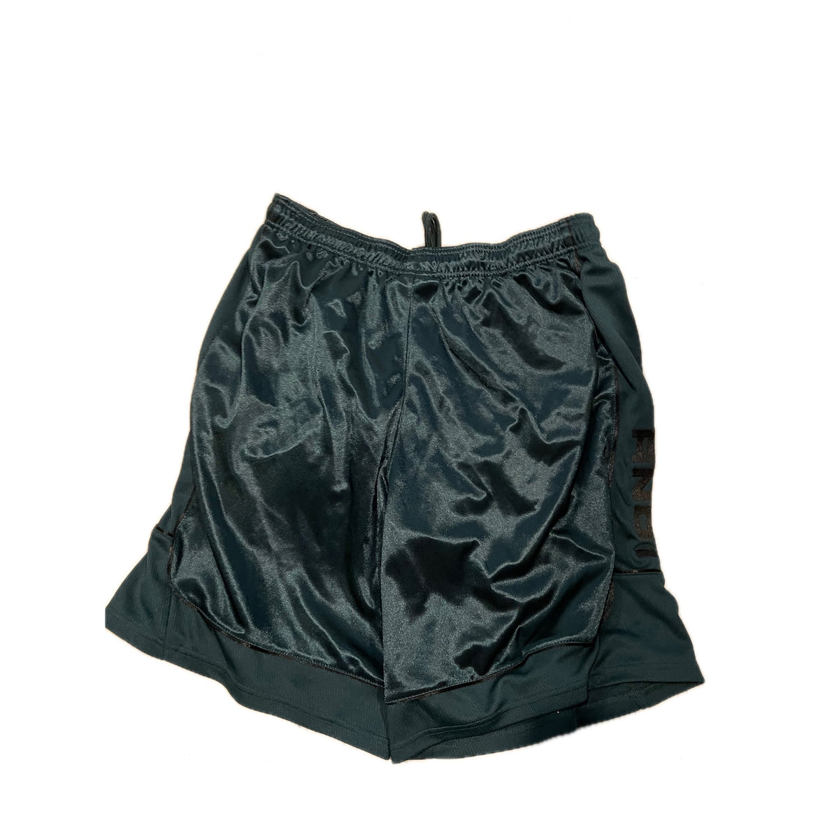 AND1 Black Dark Green Basketball Shorts Mens XL