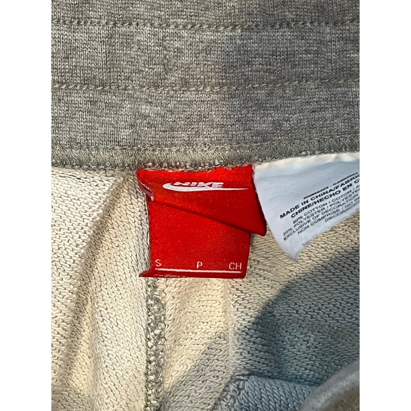 Short de jogging Nike gris Big Swish coupé homme XL