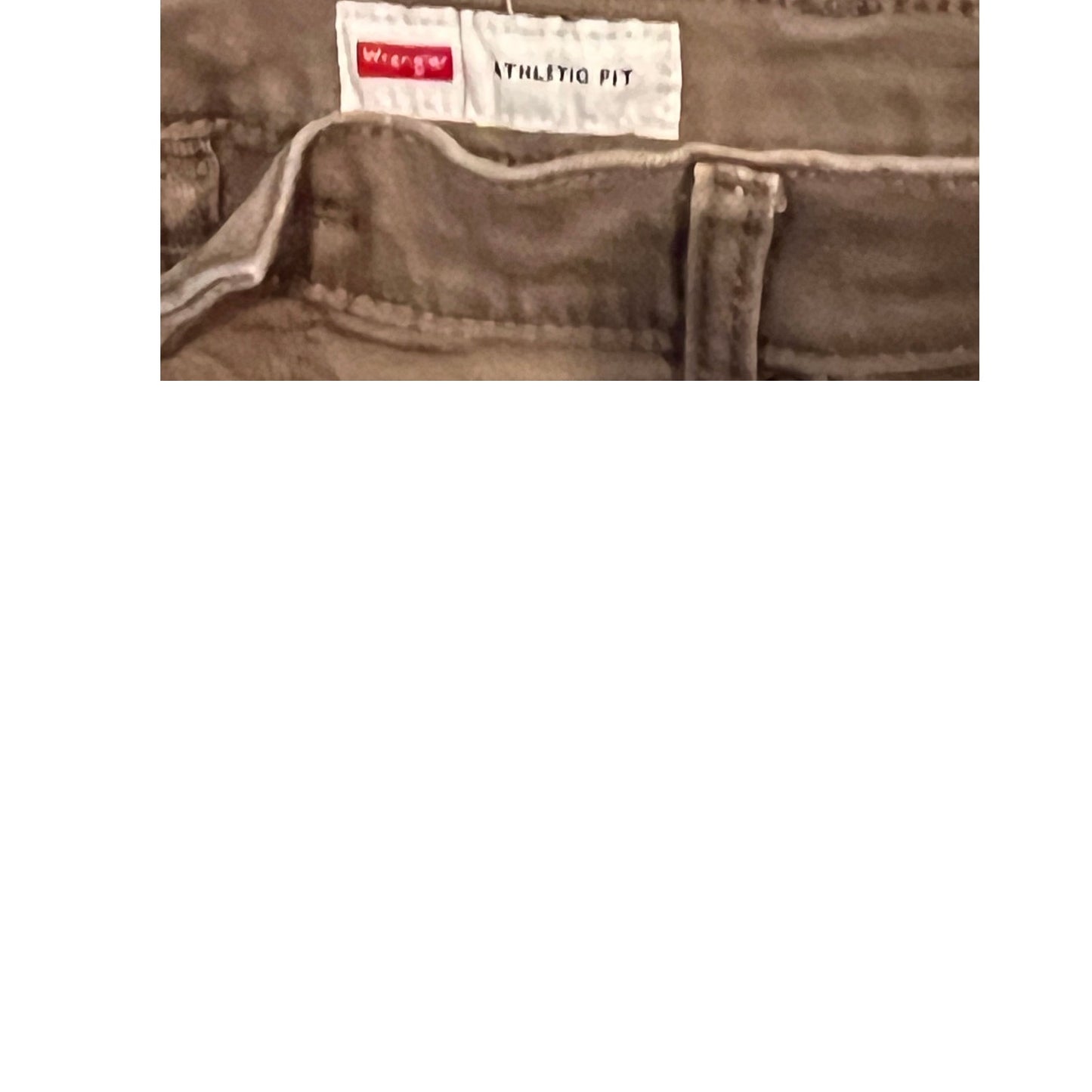 Wrangler Beige Athletic Fit Jeans Mens 38x30