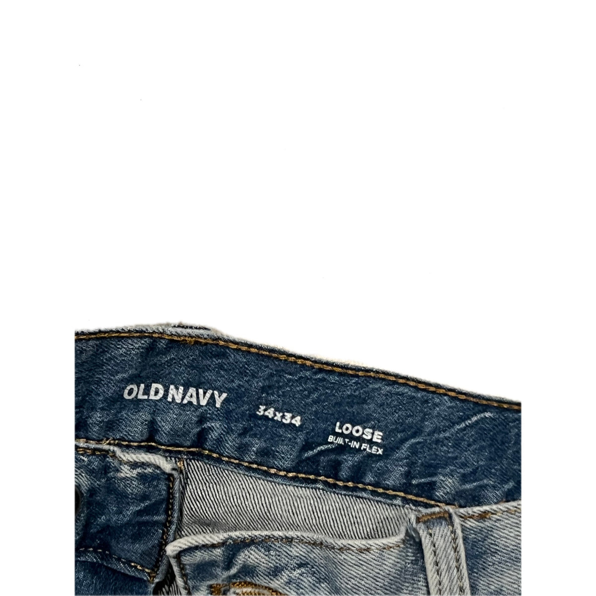 Old Navy Loose Blue Jeans Mens 34x34