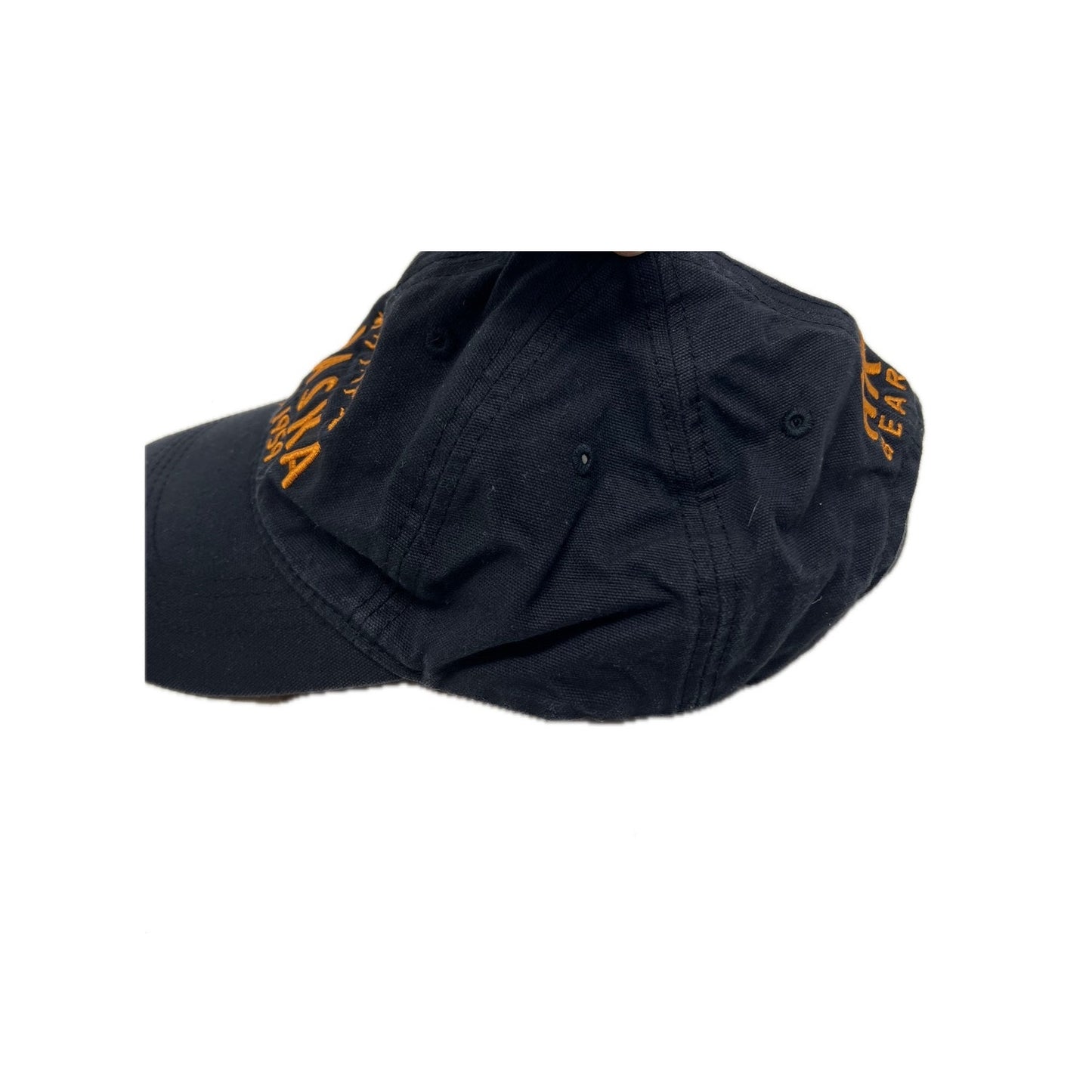 Alaska Gear Black Adjustable Baseball Cap 100% Cotton