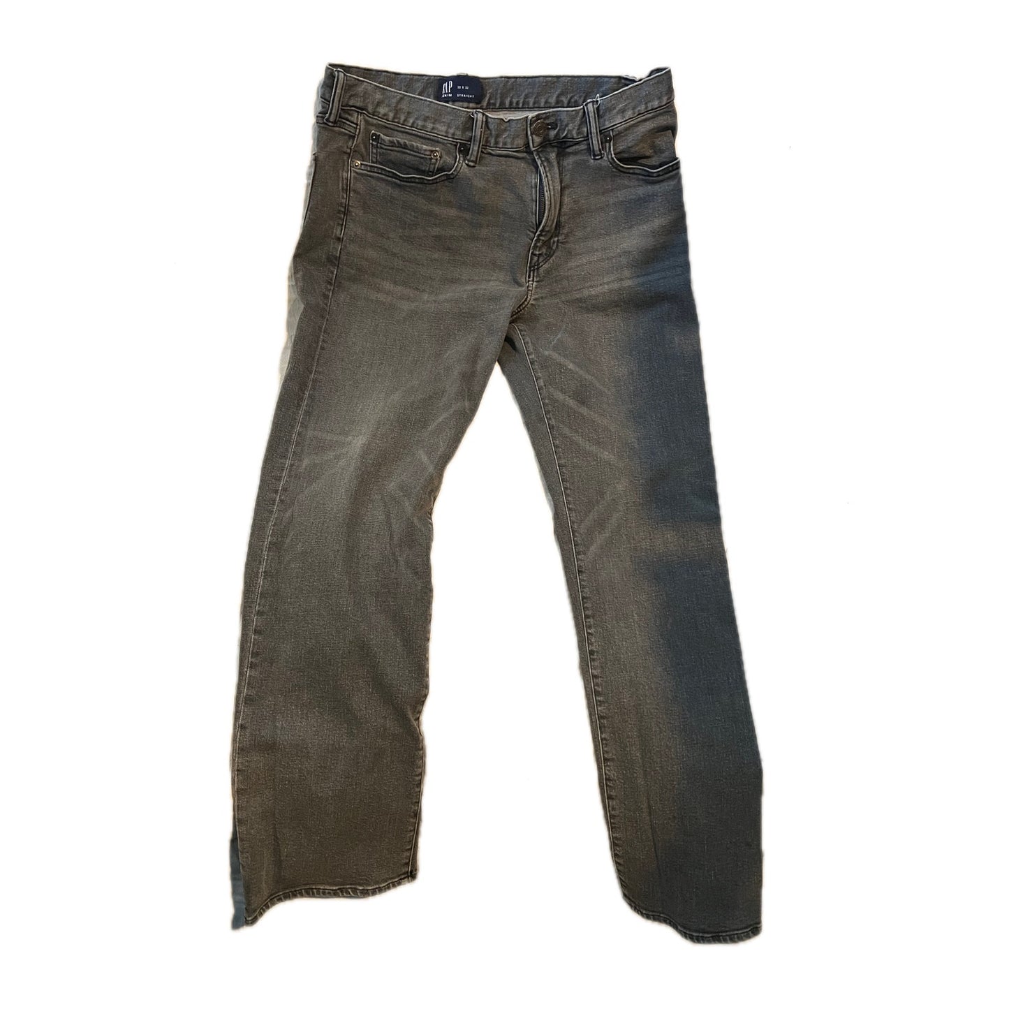 Jean droit homme Gap Denim noir Taille 33x32