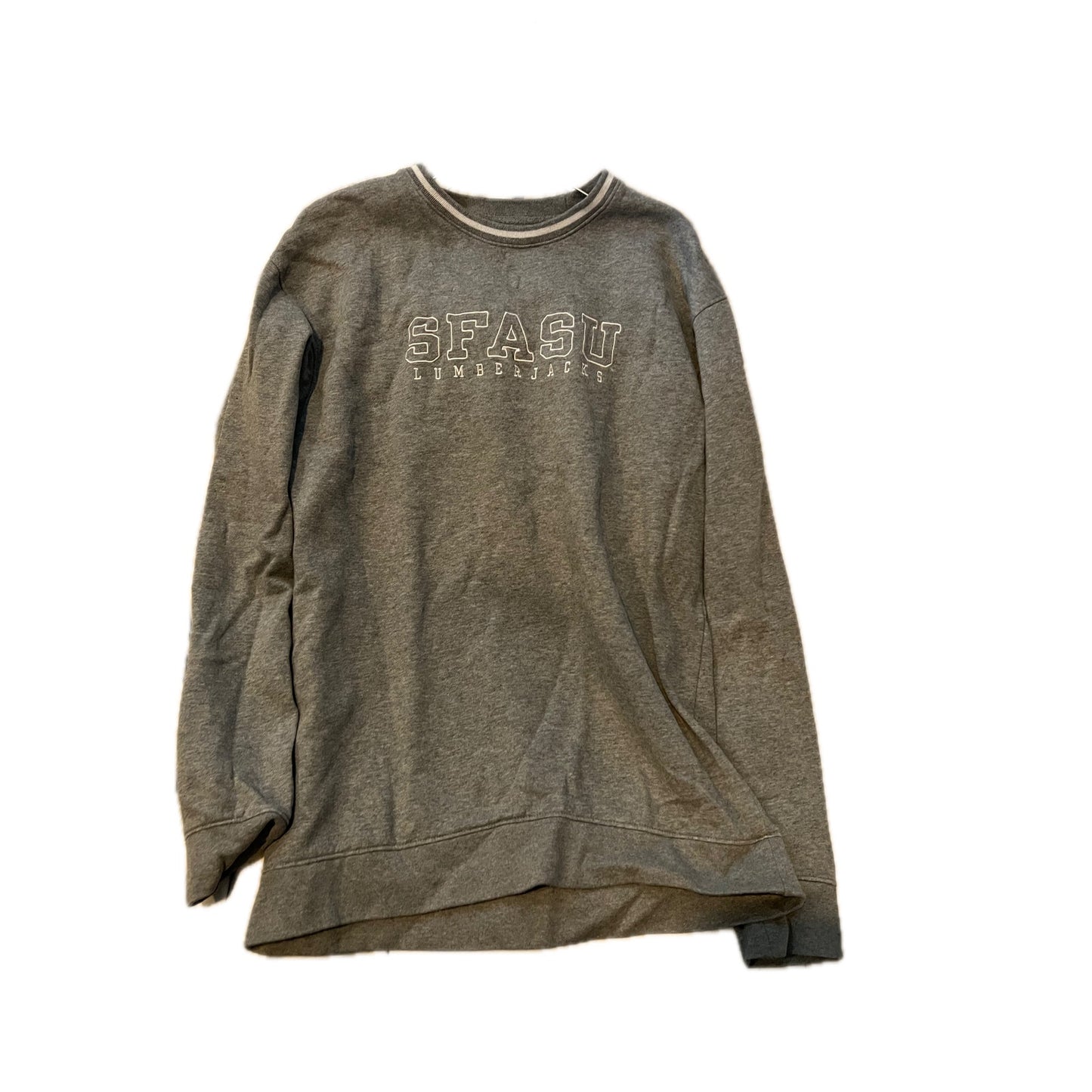 Stephen F. Austin Lumberjacks Sweat-shirt ras du cou gris pour homme – Taille L