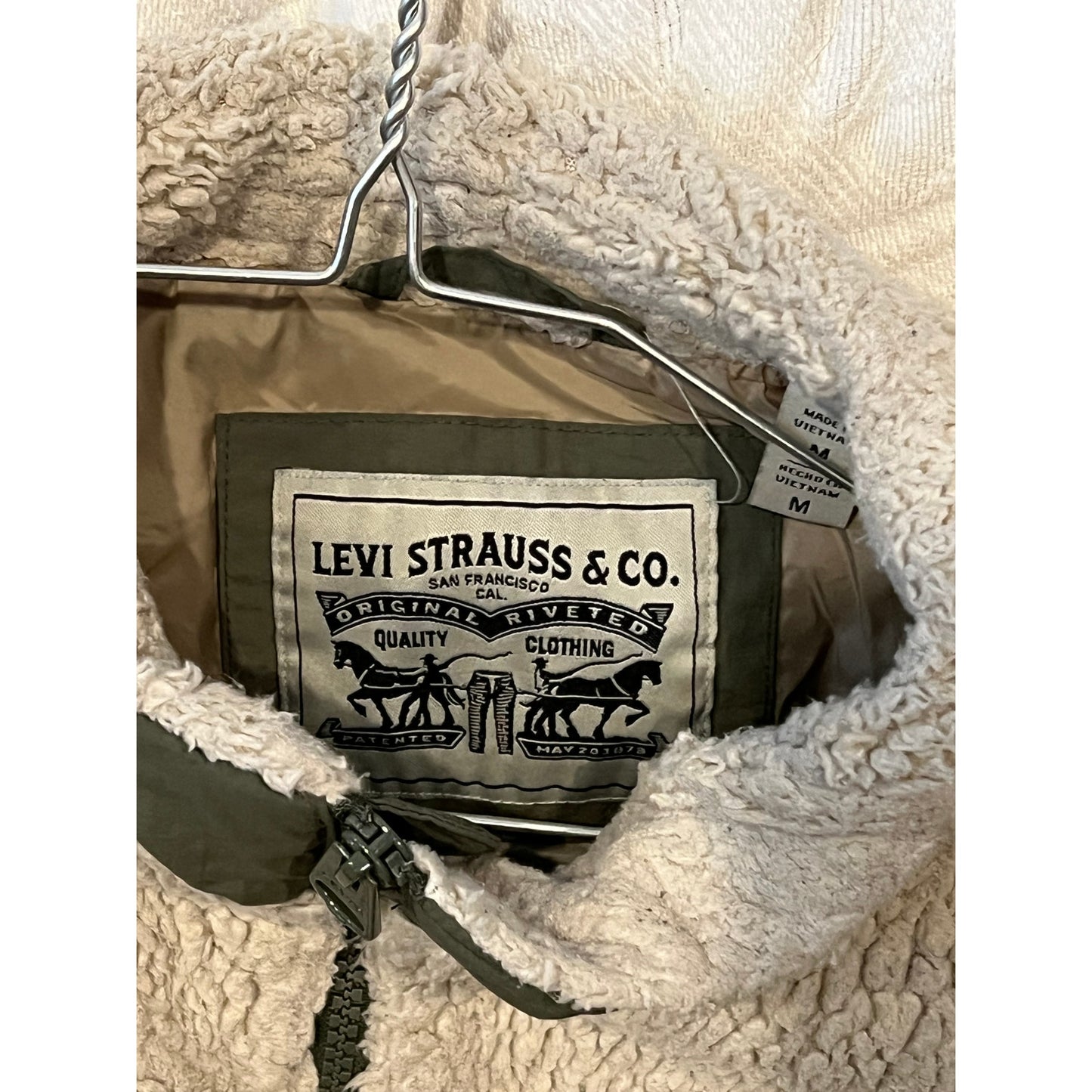 Polaire matelassée zippée Levi Strauss Homme Taille M