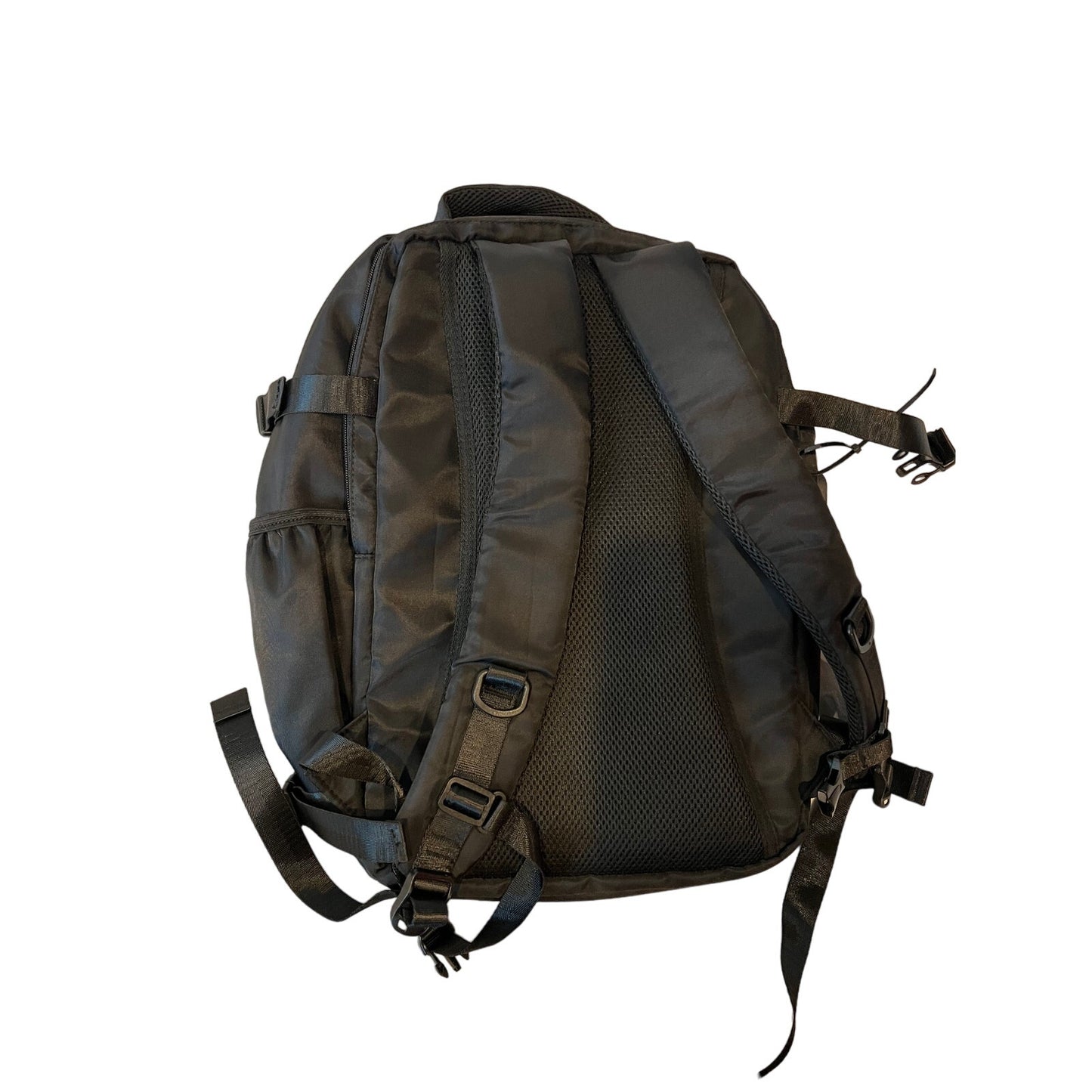 Clamshell Black Padded Computer Backpack