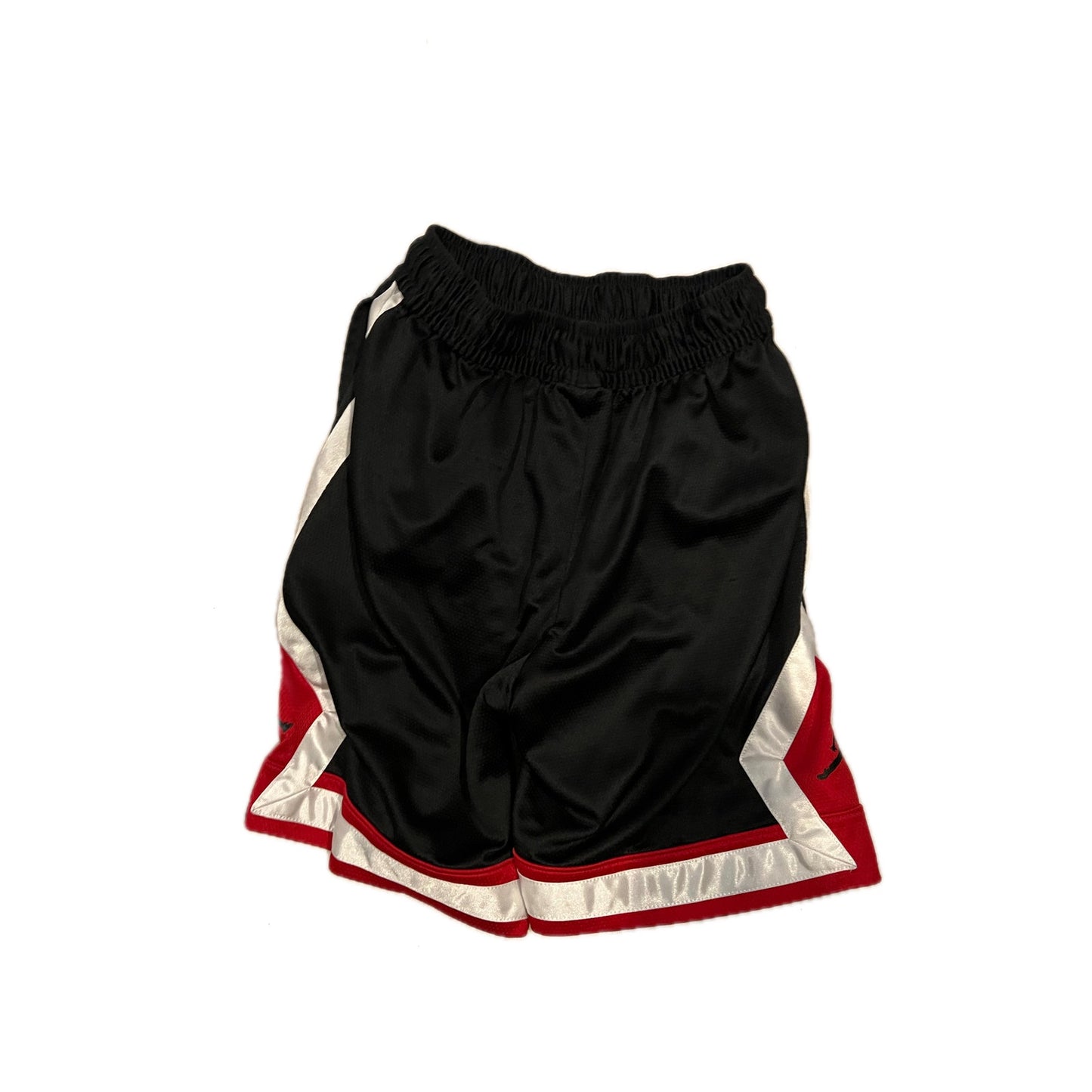 Nike Air Jordan Black Red Basketball Shorts Mens Small